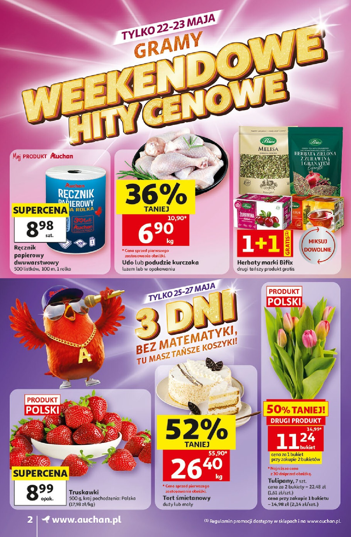 auchan - Nowa gazetka Supermarket Auchan ważna od 21.05.2026 do 27.05.2026 - page: 2