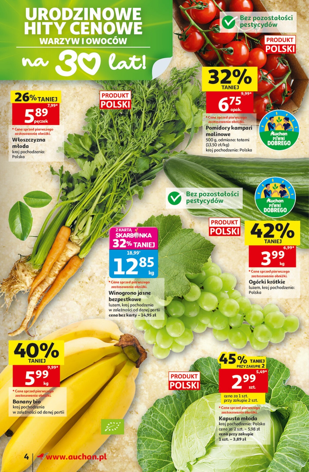auchan - Nowa gazetka Supermarket Auchan ważna od 28.05.2026 do 03.06.2026 - page: 4