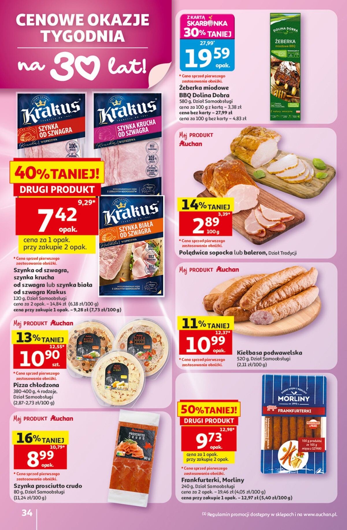 auchan - Nowa gazetka Auchan - Gazetka 30 Lat Hipermarket Auchan ważna od 28.05.2026 do 03.06.2026 - page: 34