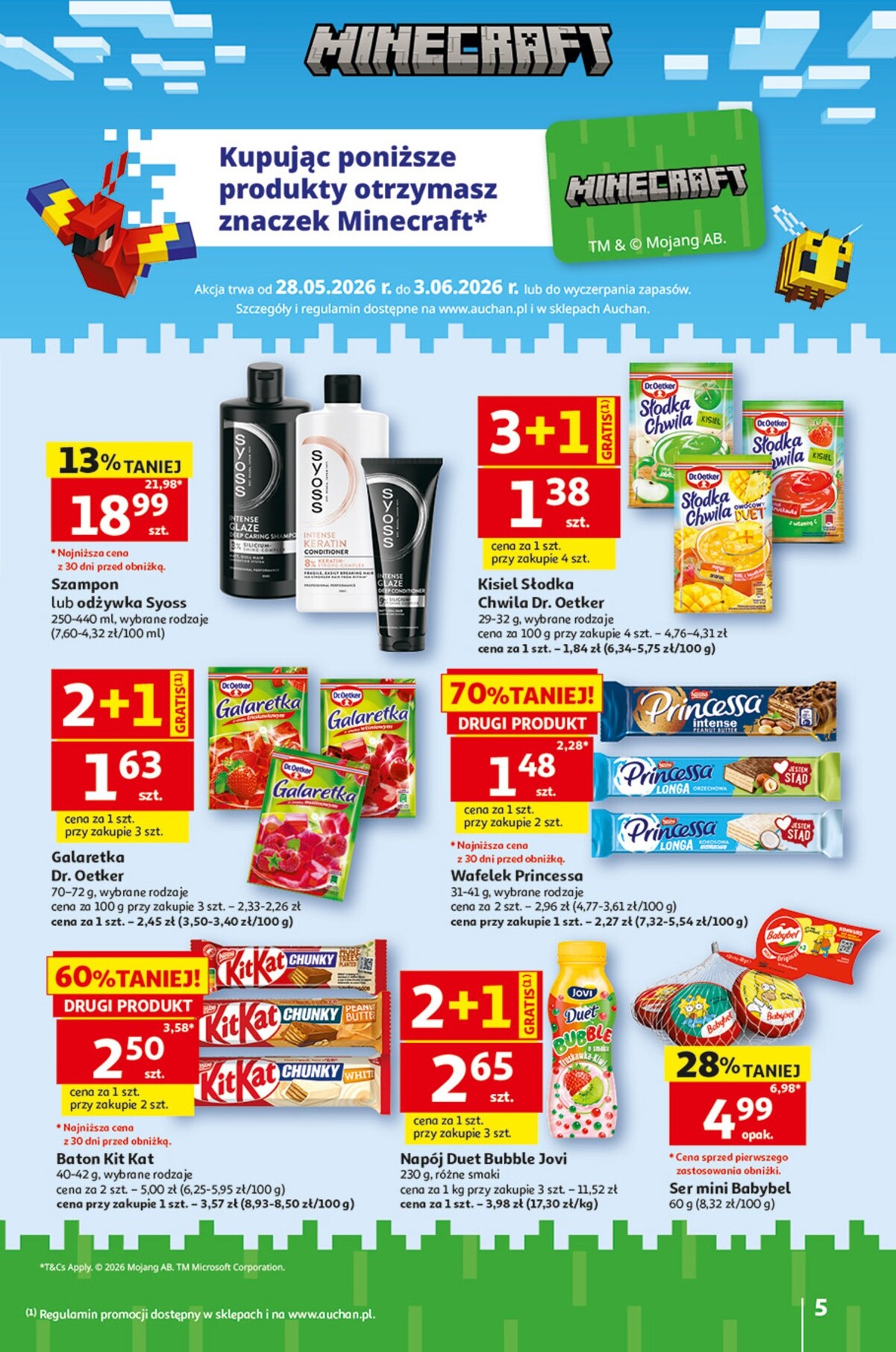 auchan - Nowa gazetka Auchan - Gazetka 30 Lat Hipermarket Auchan ważna od 28.05.2026 do 03.06.2026 - page: 5