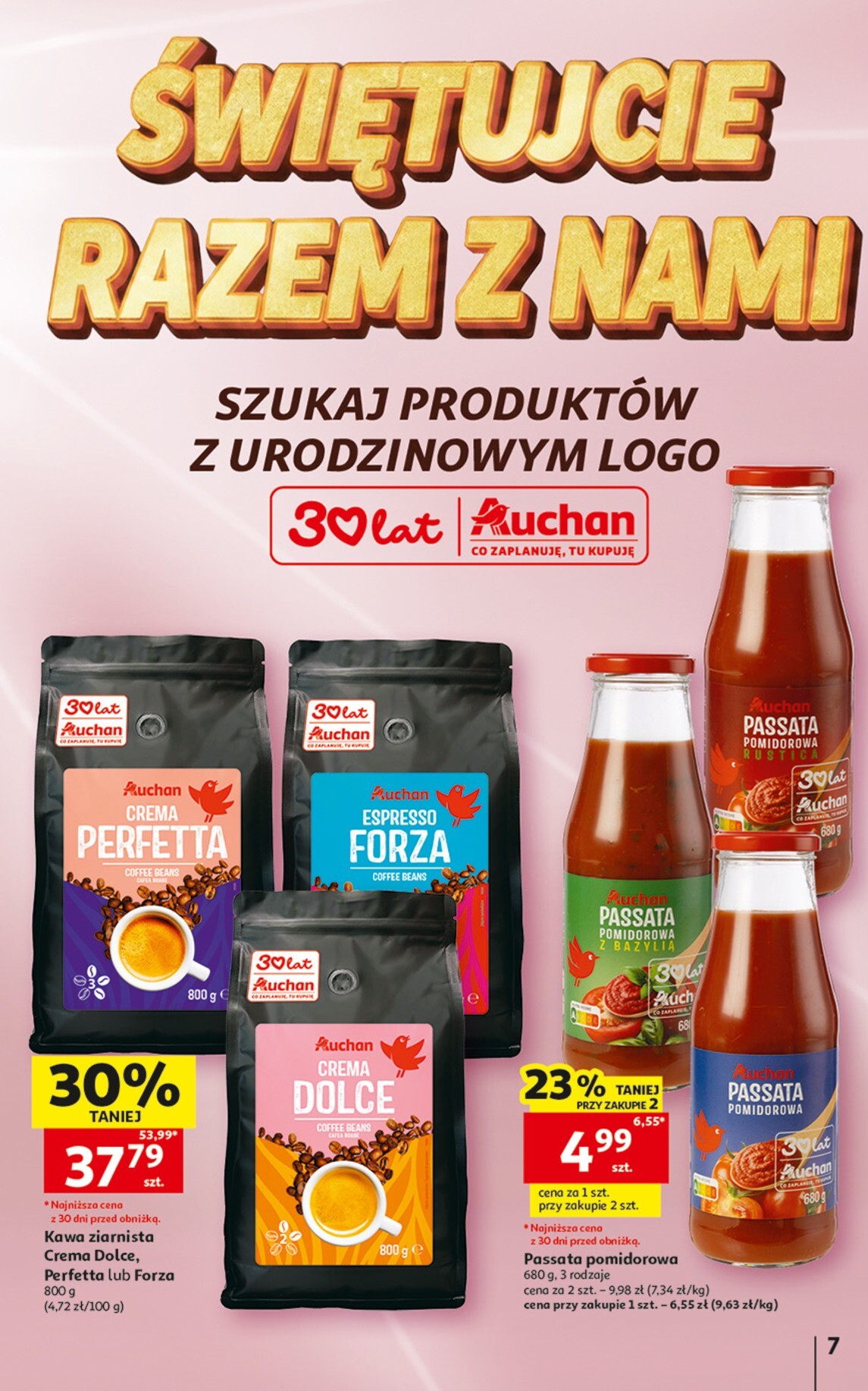 auchan - Nowa gazetka Auchan - Gazetka 30 Lat Hipermarket Auchan ważna od 28.05.2026 do 03.06.2026 - page: 7