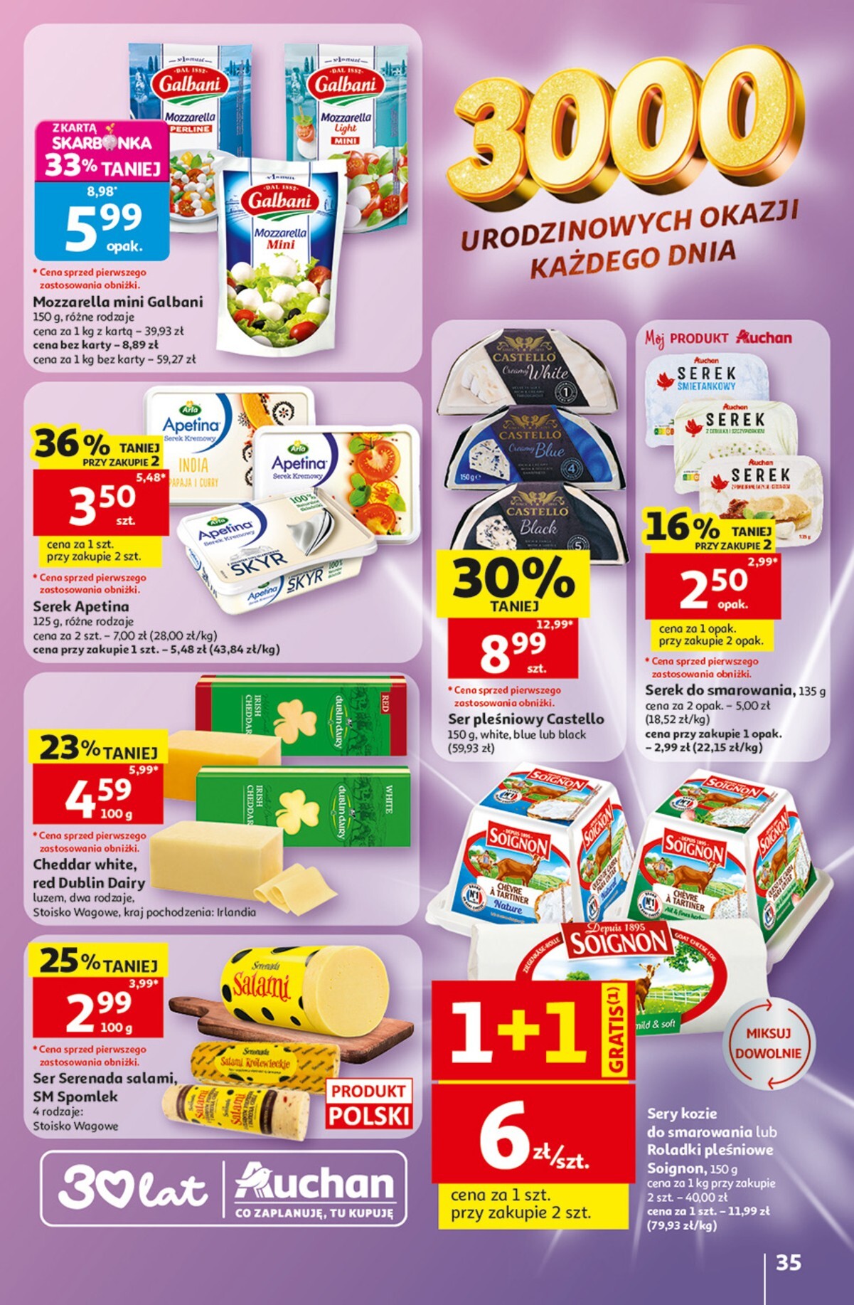 auchan - Nowa gazetka Auchan - Gazetka 30 Lat Hipermarket Auchan ważna od 28.05.2026 do 03.06.2026 - page: 35