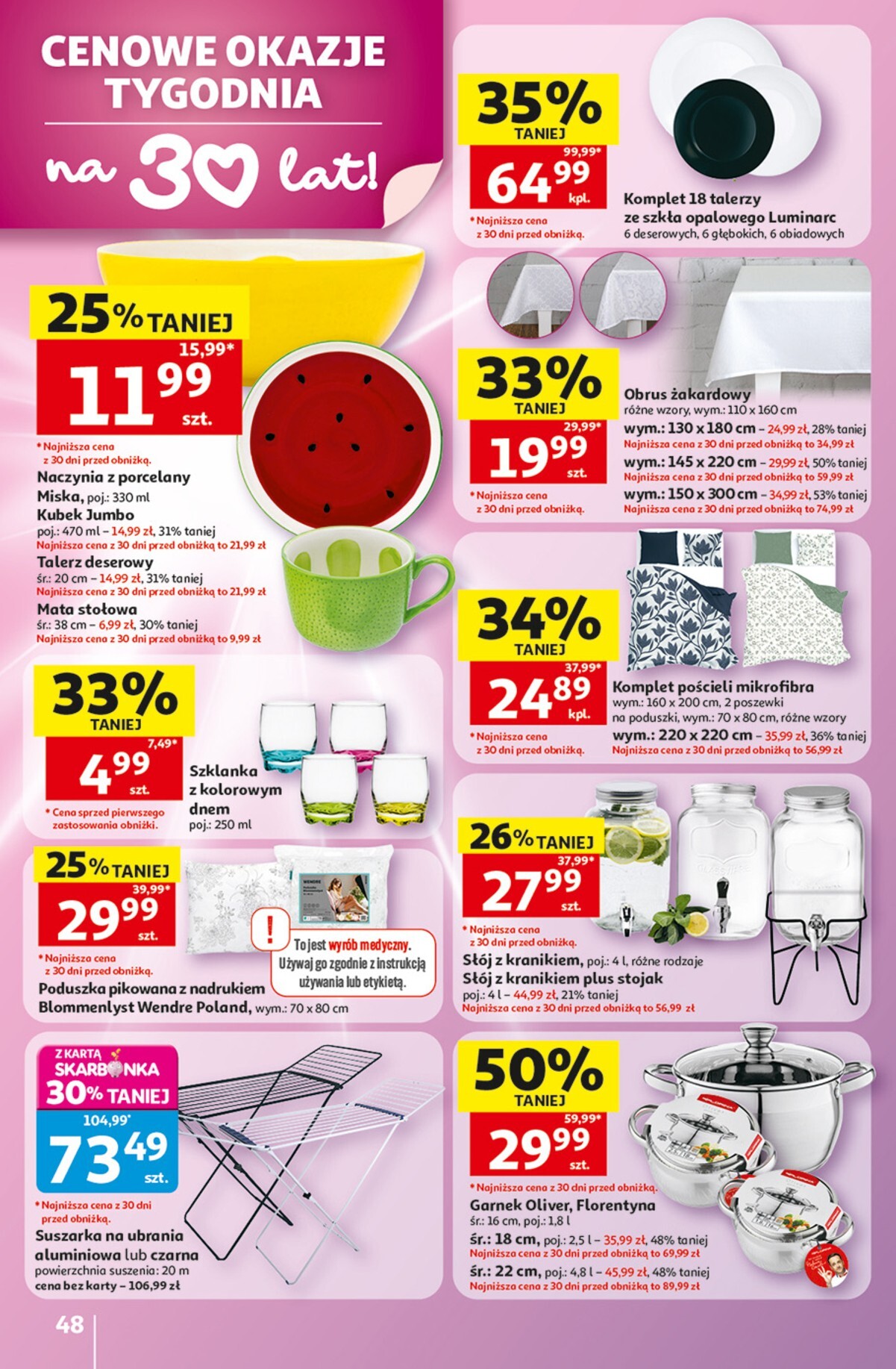 auchan - Nowa gazetka Auchan - Gazetka 30 Lat Hipermarket Auchan ważna od 28.05.2026 do 03.06.2026 - page: 48