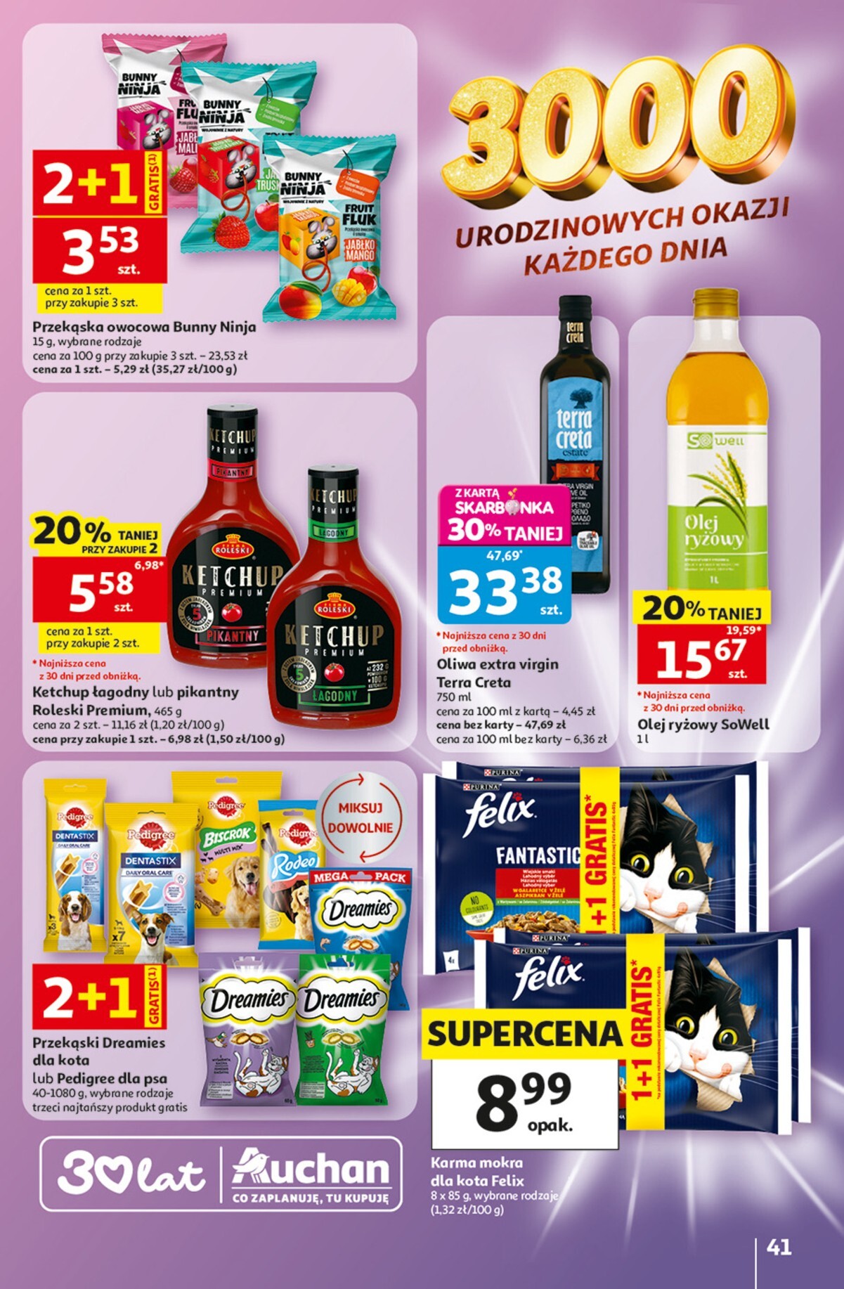 auchan - Nowa gazetka Auchan - Gazetka 30 Lat Hipermarket Auchan ważna od 28.05.2026 do 03.06.2026 - page: 41