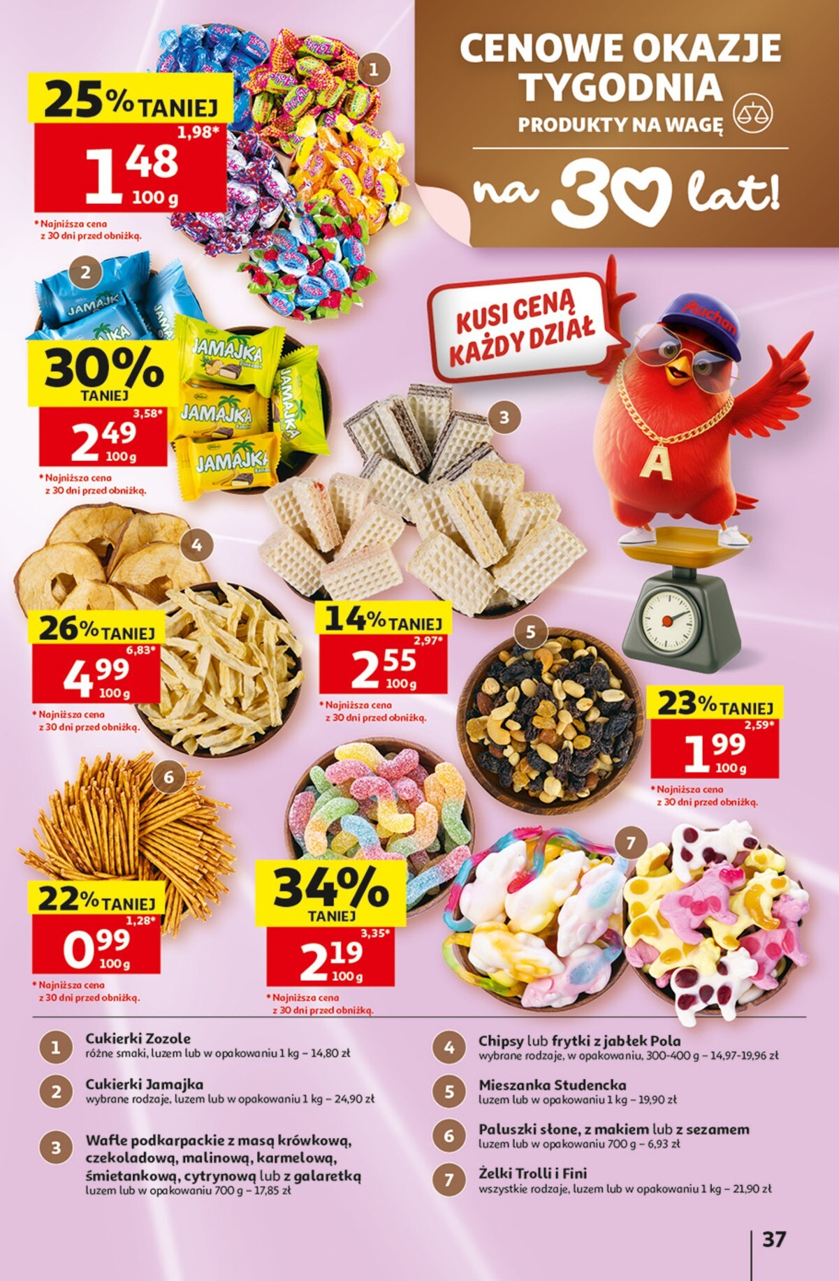 auchan - Nowa gazetka Auchan - Gazetka 30 Lat Hipermarket Auchan ważna od 28.05.2026 do 03.06.2026 - page: 37