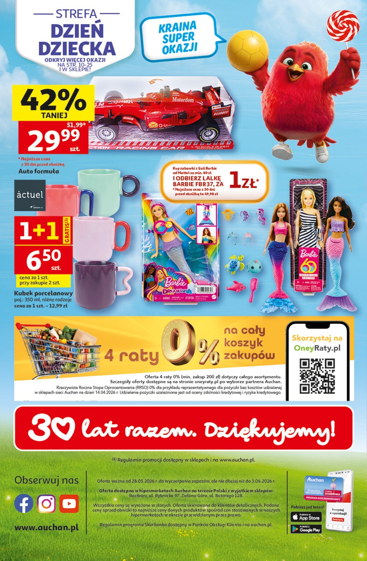 auchan - Nowa gazetka Auchan - Gazetka 30 Lat Hipermarket Auchan ważna od 28.05.2026 do 03.06.2026 - page: 57