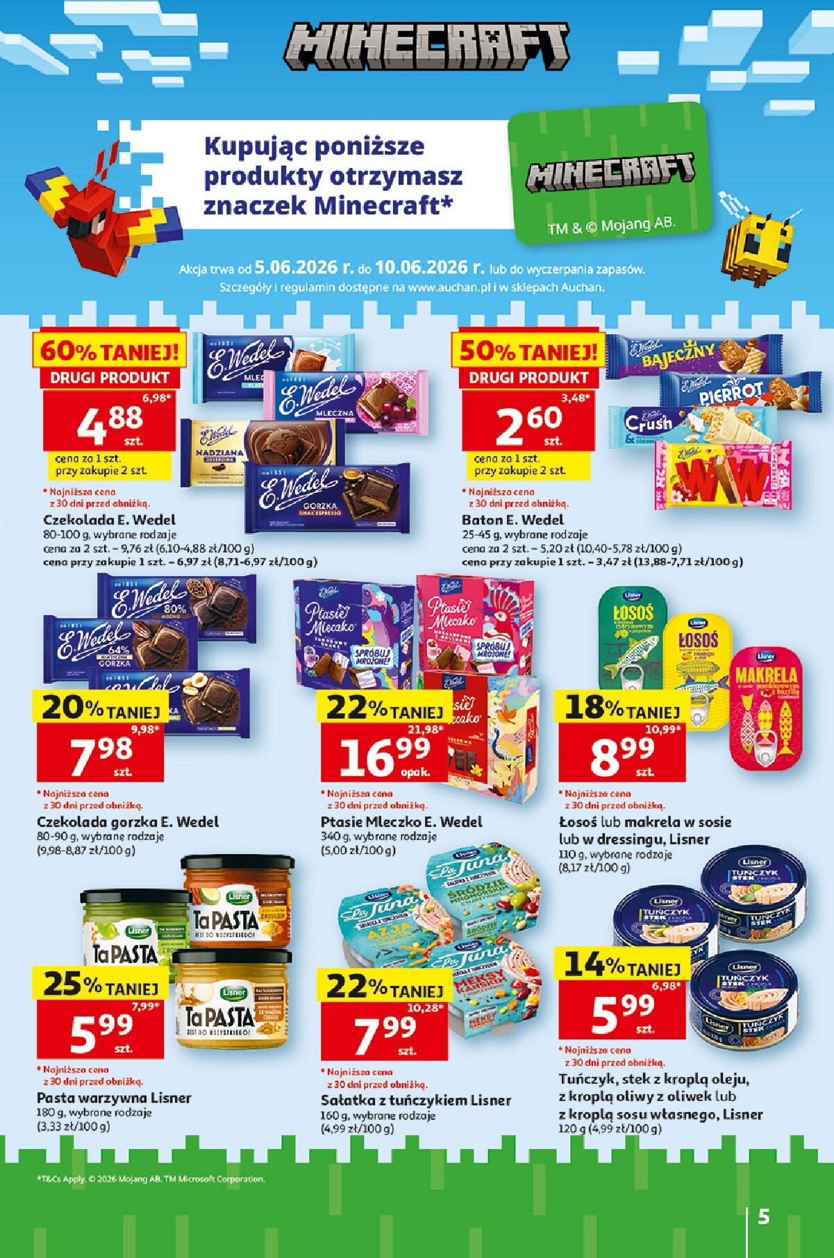 auchan - Nowa gazetka Hipermarkett Auchan ważna od 05.06.2026 do 10.06.2026 - page: 5