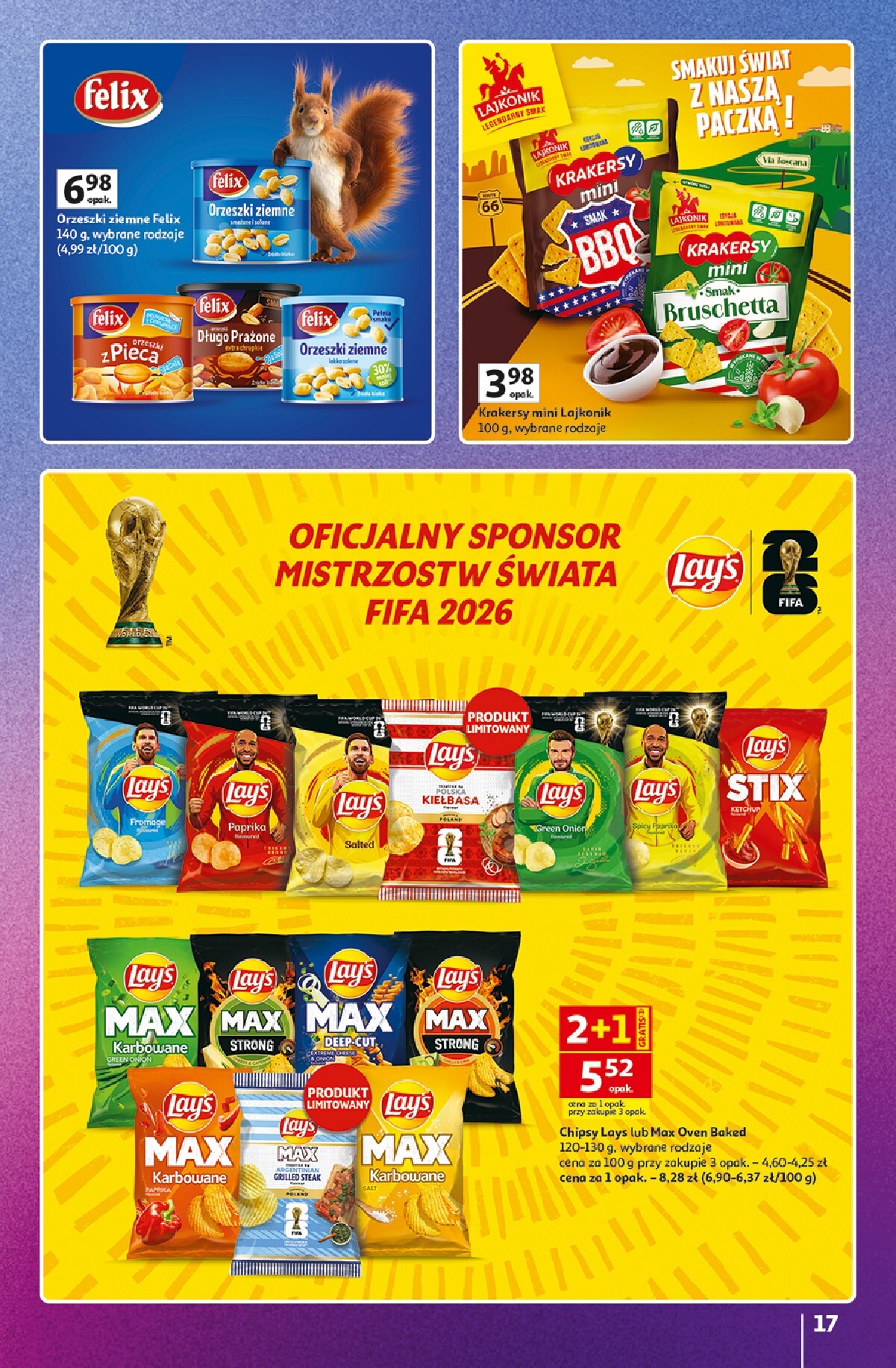 auchan - Nowa gazetka Hipermarket Auchan - Znane marki duży wybór ważna od 11.06.2026 do 17.06.2026 - page: 17