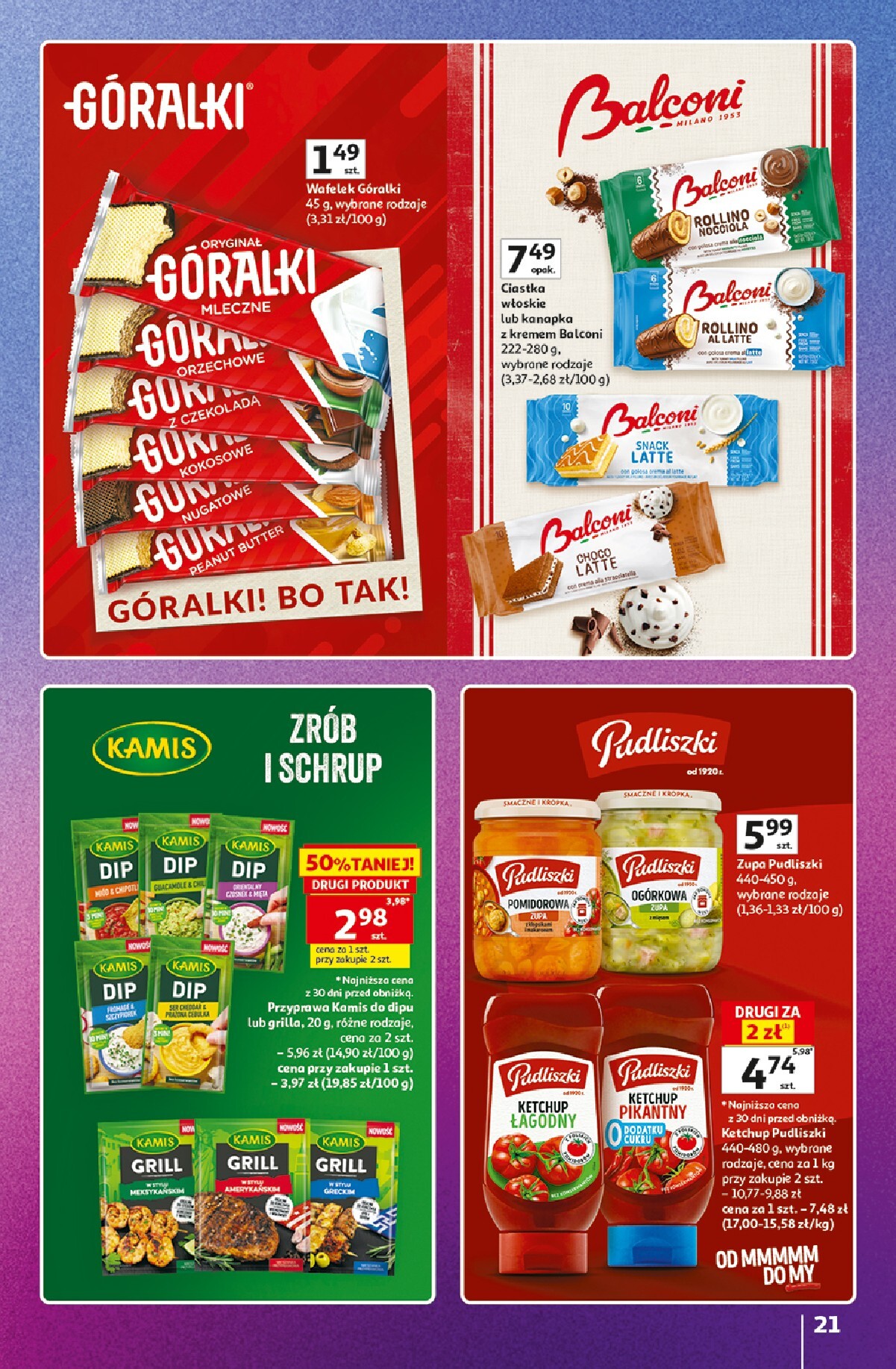auchan - Nowa gazetka Hipermarket Auchan - Znane marki duży wybór ważna od 11.06.2026 do 17.06.2026 - page: 21
