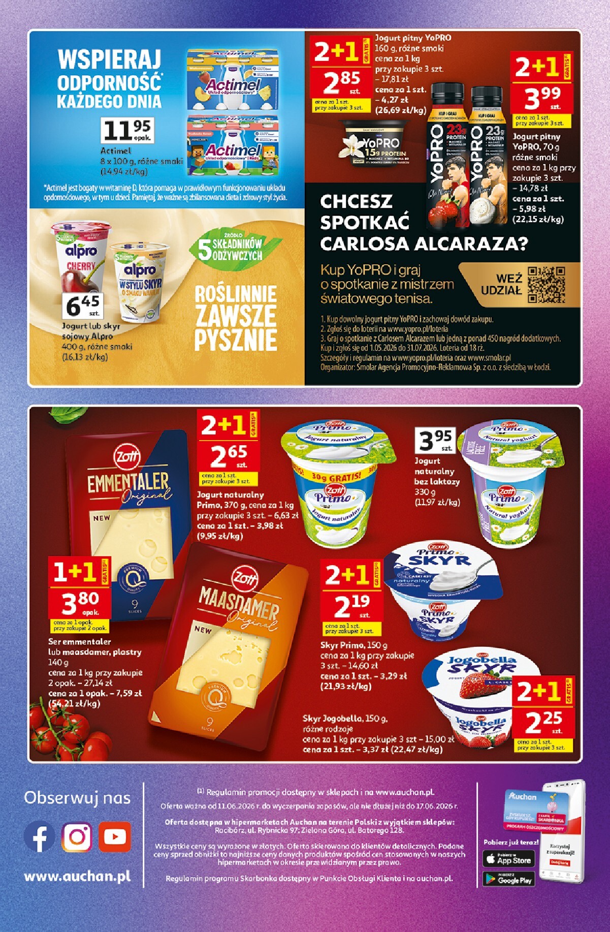 auchan - Nowa gazetka Hipermarket Auchan - Znane marki duży wybór ważna od 11.06.2026 do 17.06.2026 - page: 44