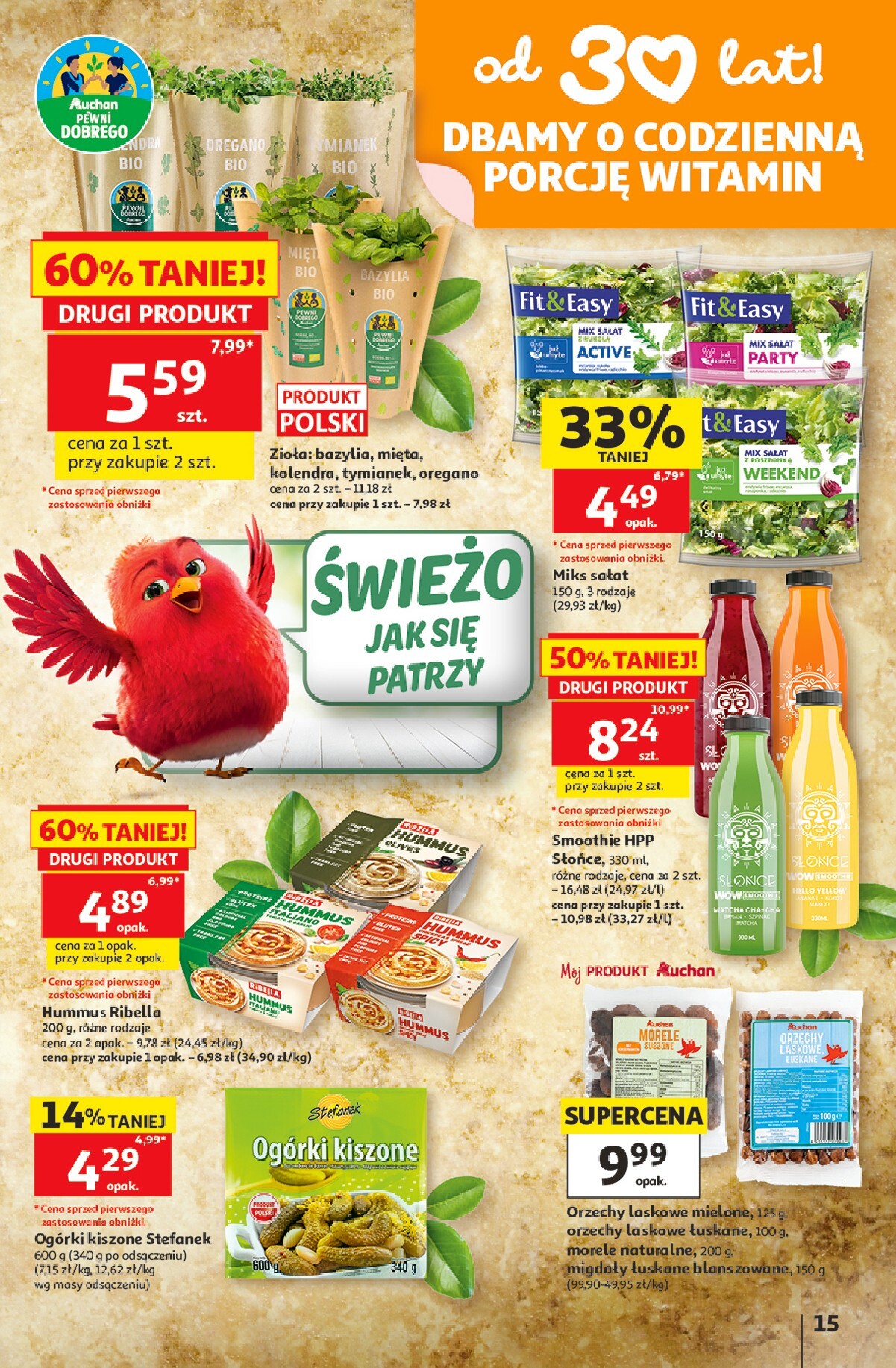 auchan - Nowa gazetka Hipermarket Auchan ważna od 11.06.2026 do 17.06.2026 - page: 15