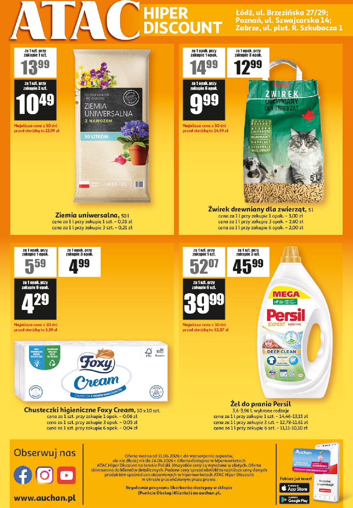 auchan - Nowa gazetka Auchan - ATAC Hiper Discount ważna od 11.06.2026 do 24.06.2026 - page: 4