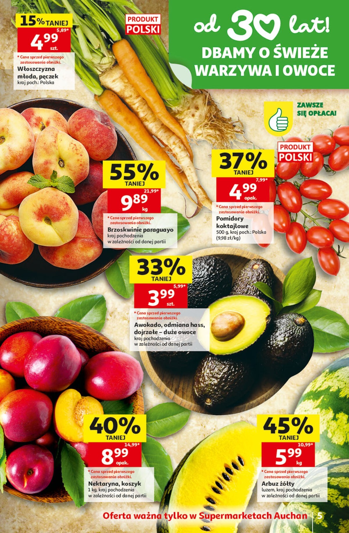 auchan - Nowa gazetka Supermarket Auchan ważna od 11.06.2026 do 17.06.2026 - page: 5