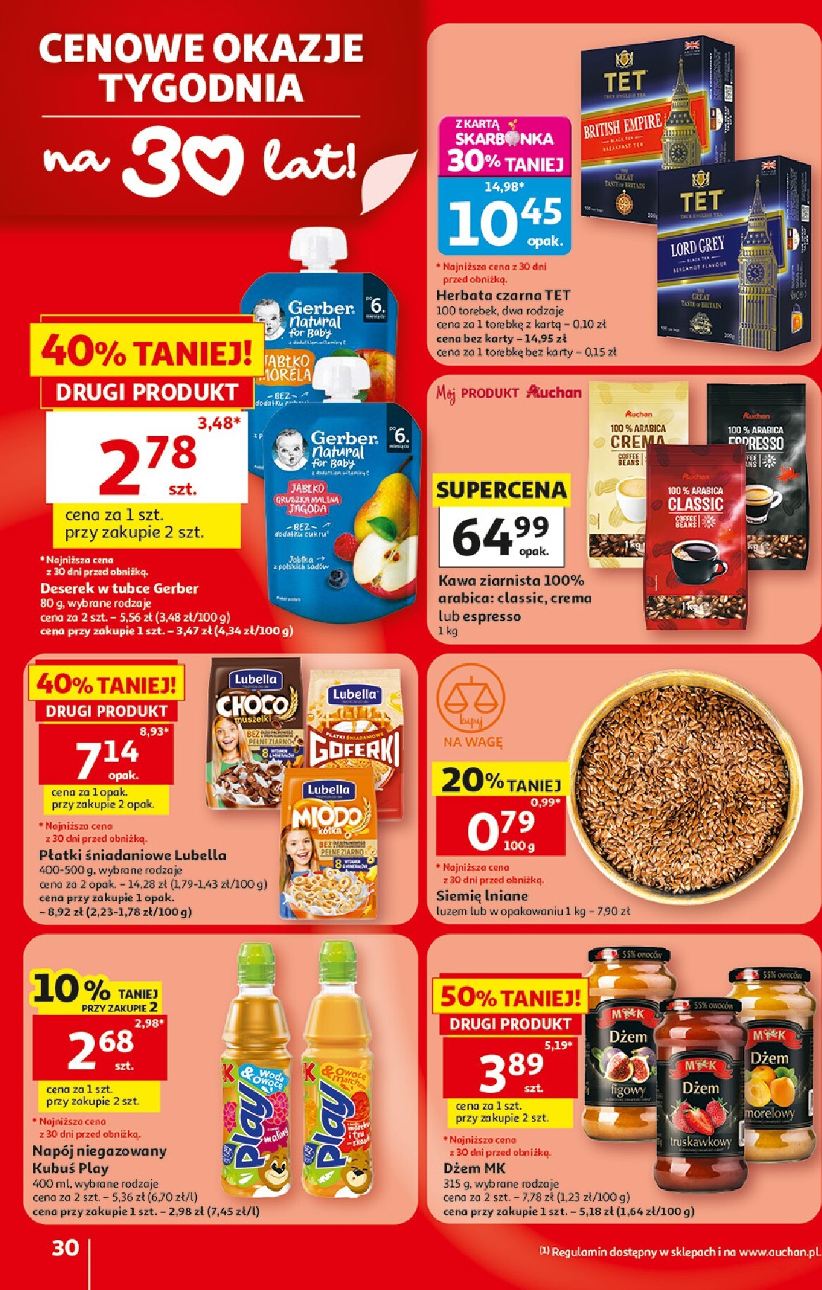 auchan - Nowa gazetka Auchan ważna od 18.06.2026 do 24.06.2026 - page: 30