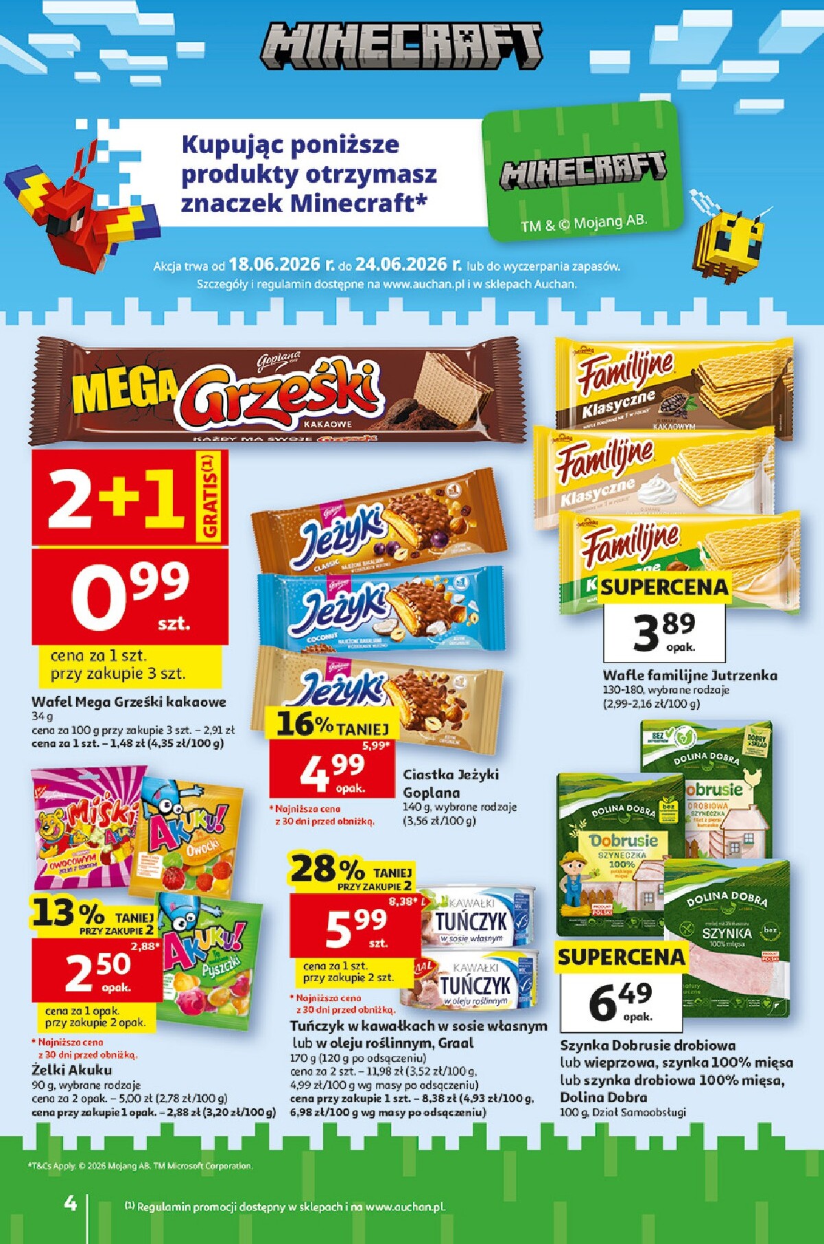 auchan - Nowa gazetka Auchan ważna od 18.06.2026 do 24.06.2026 - page: 4