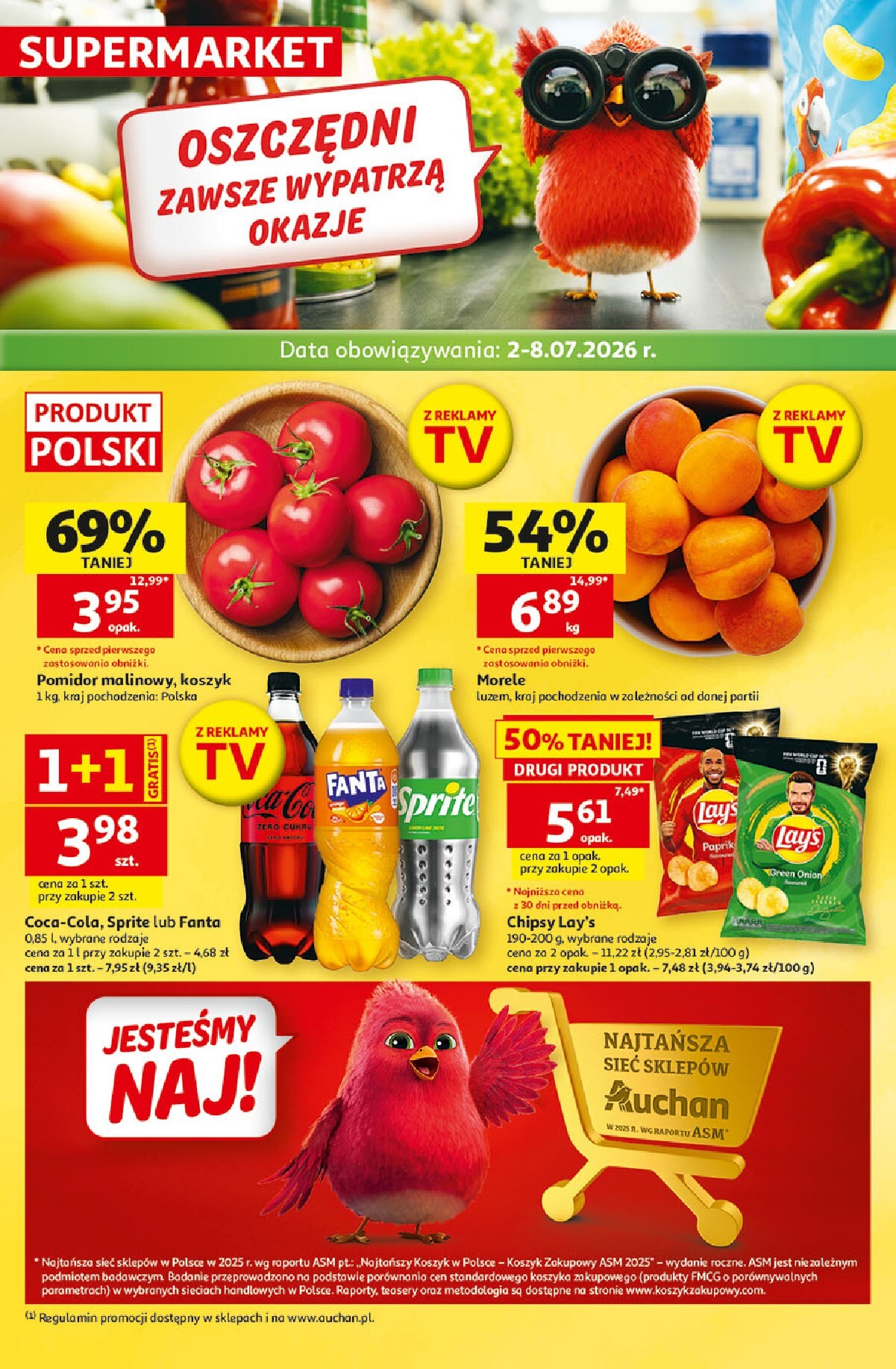 auchan - Nowa gazetka Auchan ważna od 02.07.2026 do 08.07.2026 - page: 1