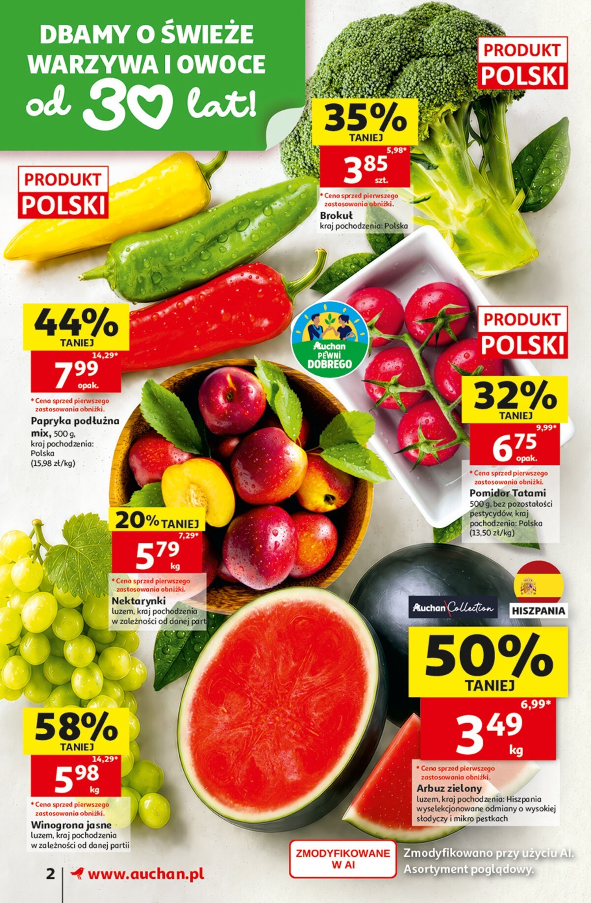 auchan - Nowa gazetka Supermarket Auchan ważna od 13.08.2026 do 19.08.2026 - page: 2