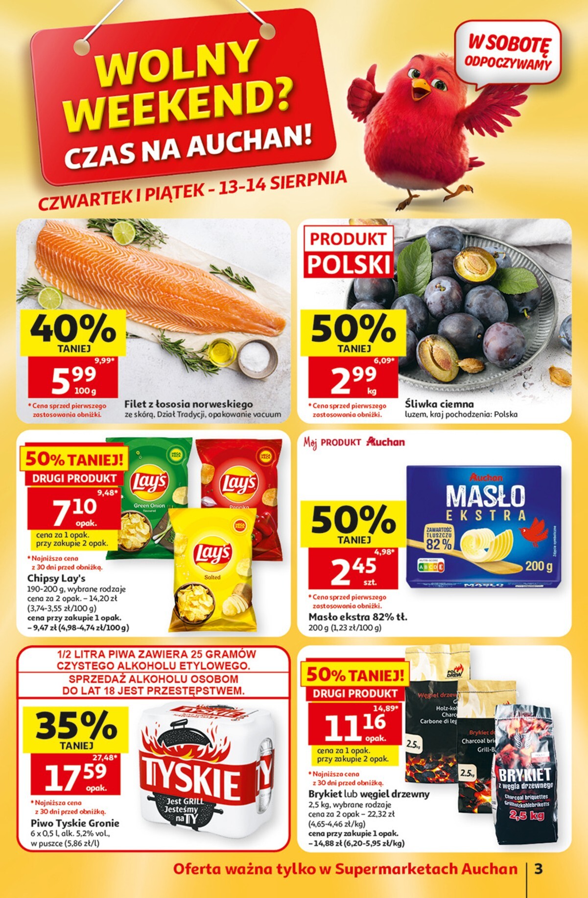 auchan - Nowa gazetka Supermarket Auchan ważna od 13.08.2026 do 19.08.2026 - page: 3