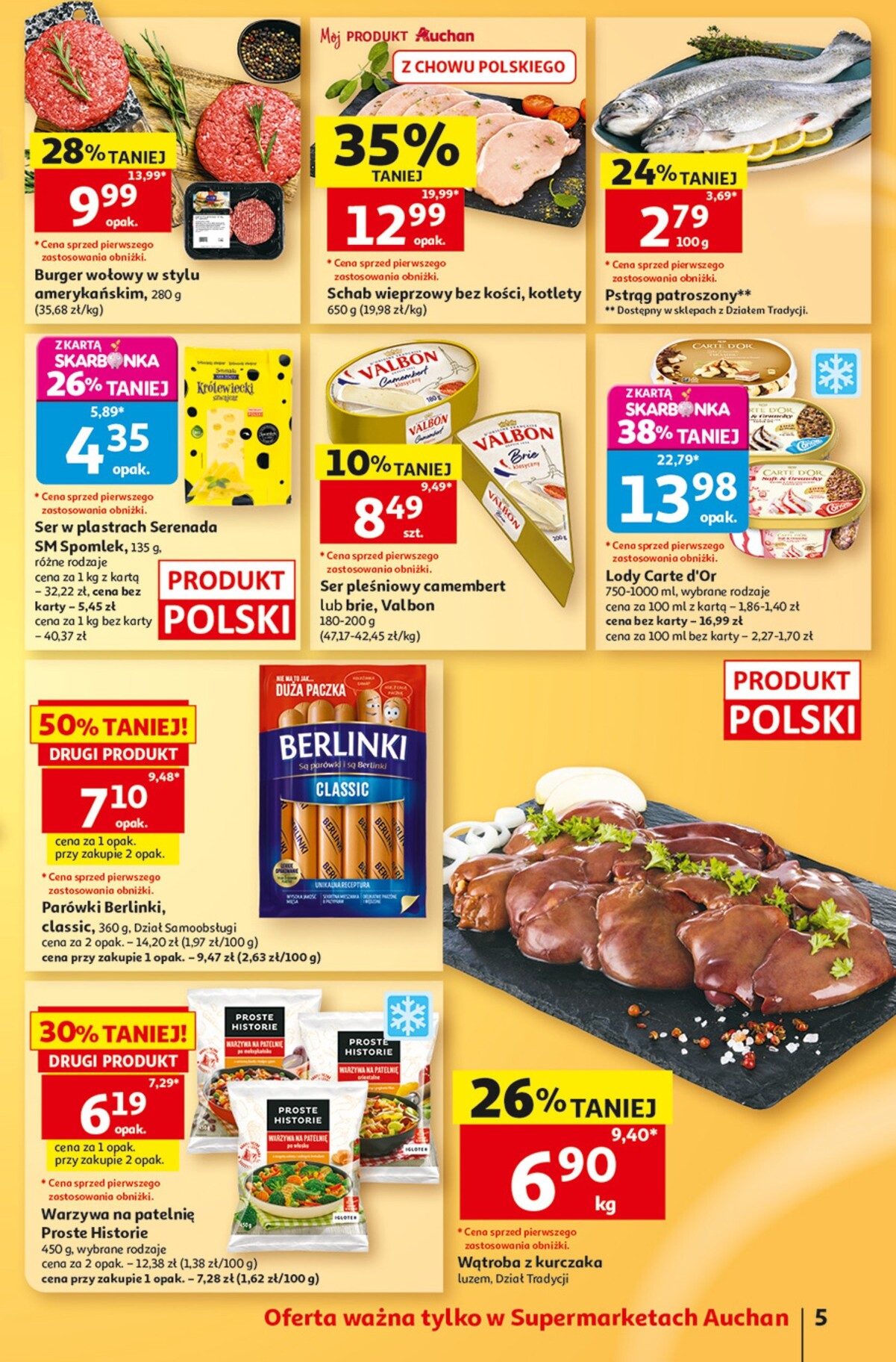 auchan - Nowa gazetka Supermarket Auchan ważna od 13.08.2026 do 19.08.2026 - page: 5