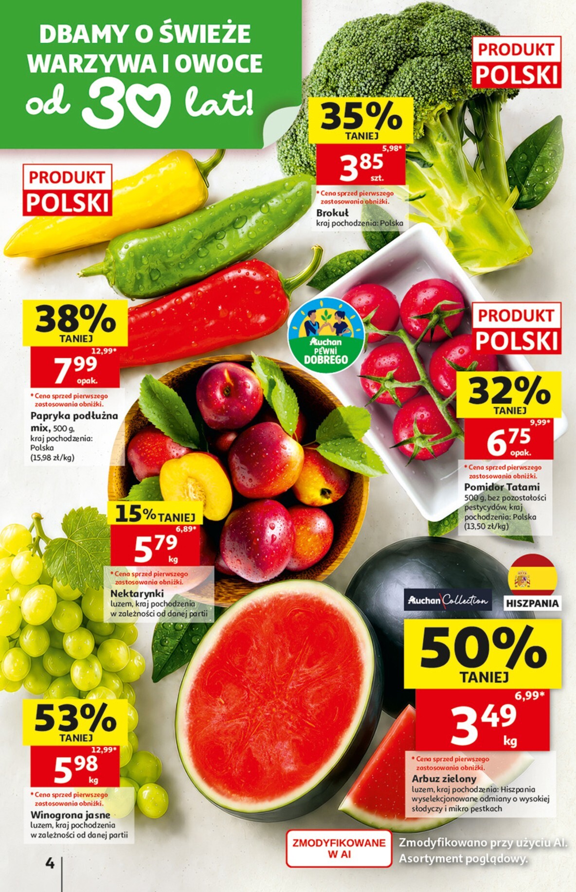 auchan - Nowa gazetka Hipermarket Auchan ważna od 13.08.2026 do 19.08.2026 - page: 4
