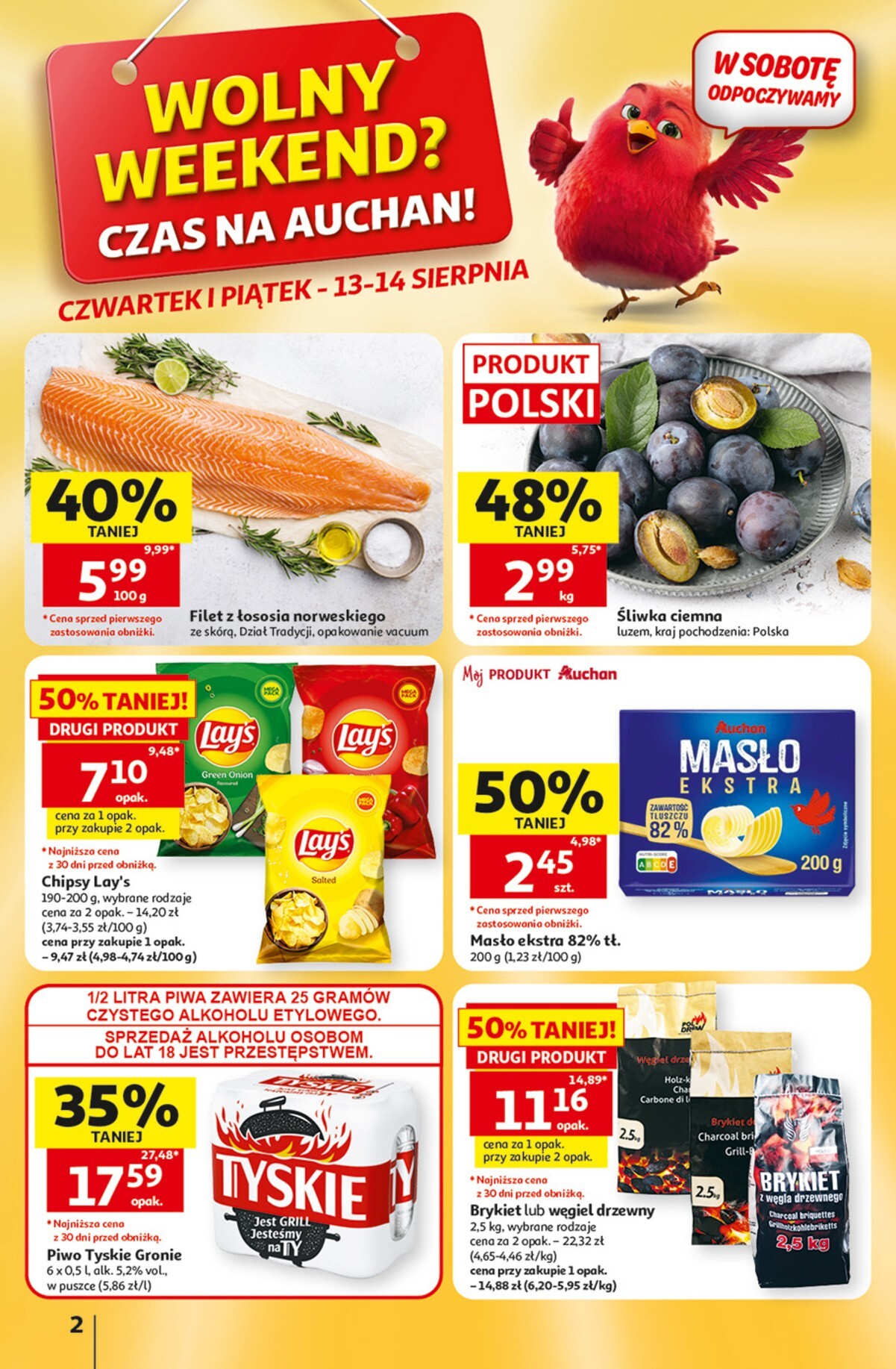 auchan - Nowa gazetka Hipermarket Auchan ważna od 13.08.2026 do 19.08.2026 - page: 2