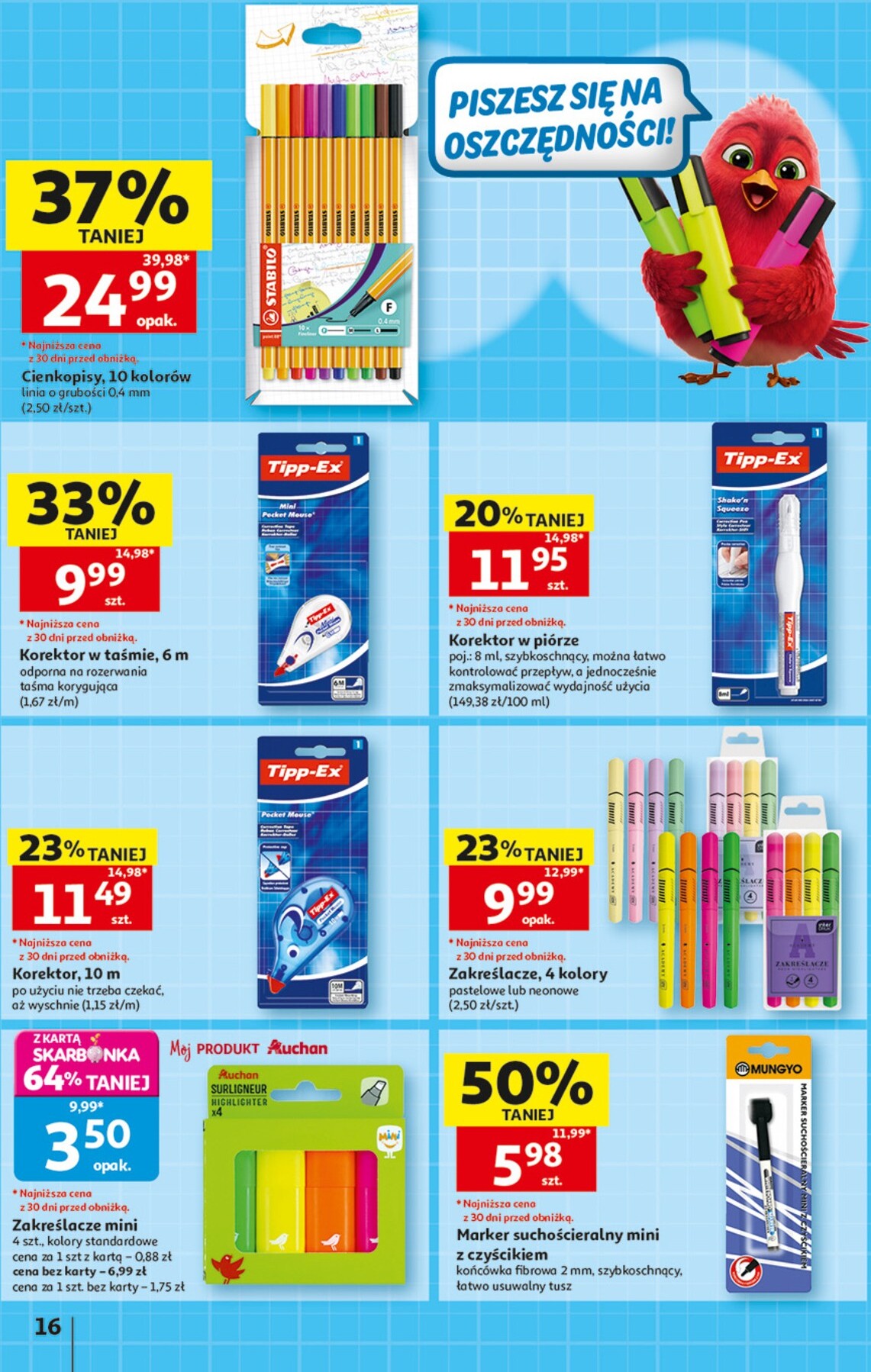 auchan - Nowa gazetka Hipermarket Auchan ważna od 13.08.2026 do 19.08.2026 - page: 16