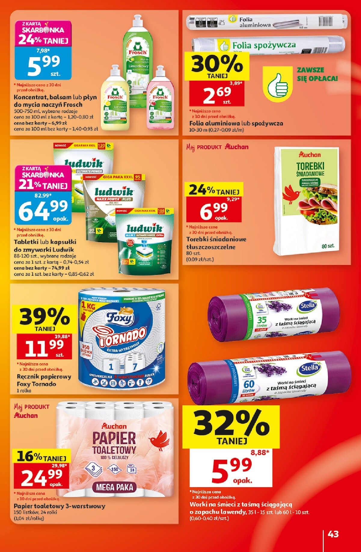 auchan - Nowa gazetka Hipermarket Auchan ważna od 20.08.2026 do 26.08.2026 - page: 43