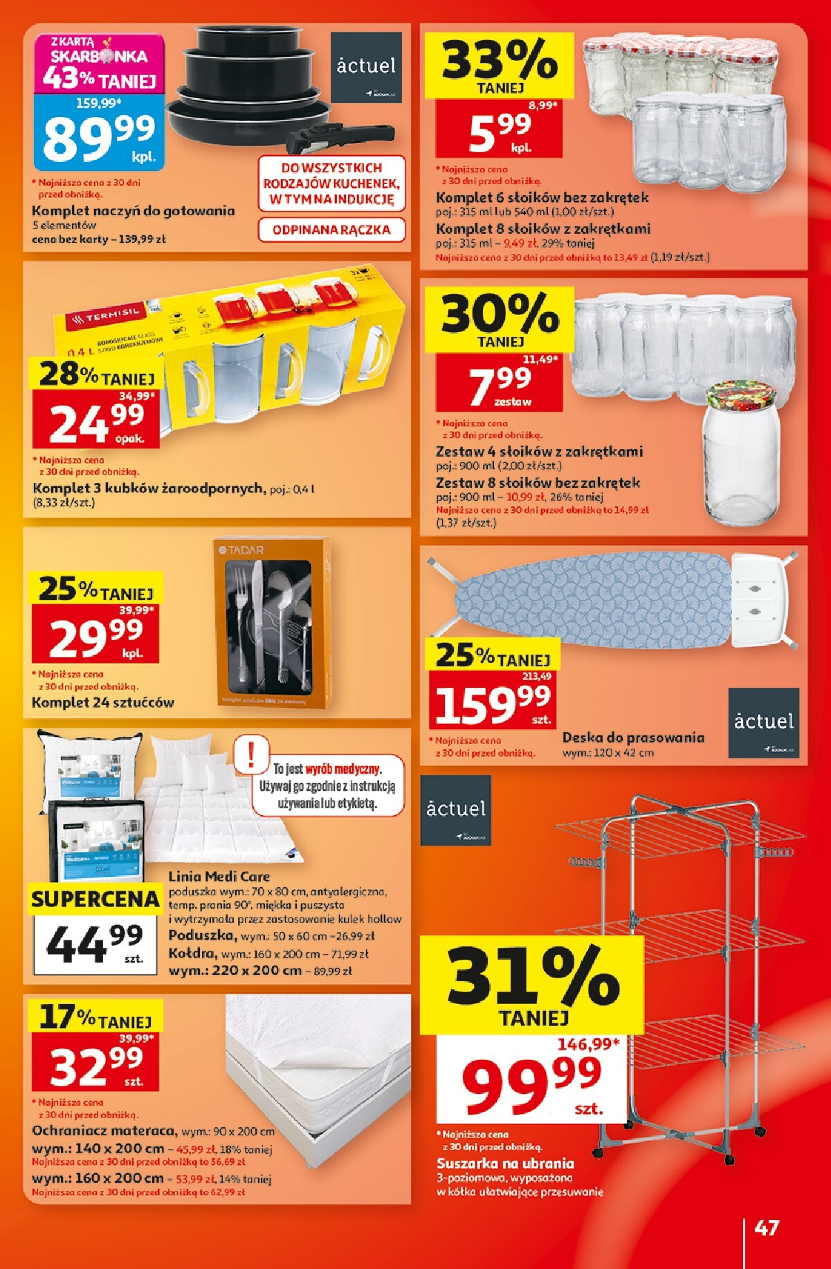 auchan - Nowa gazetka Hipermarket Auchan ważna od 20.08.2026 do 26.08.2026 - page: 47