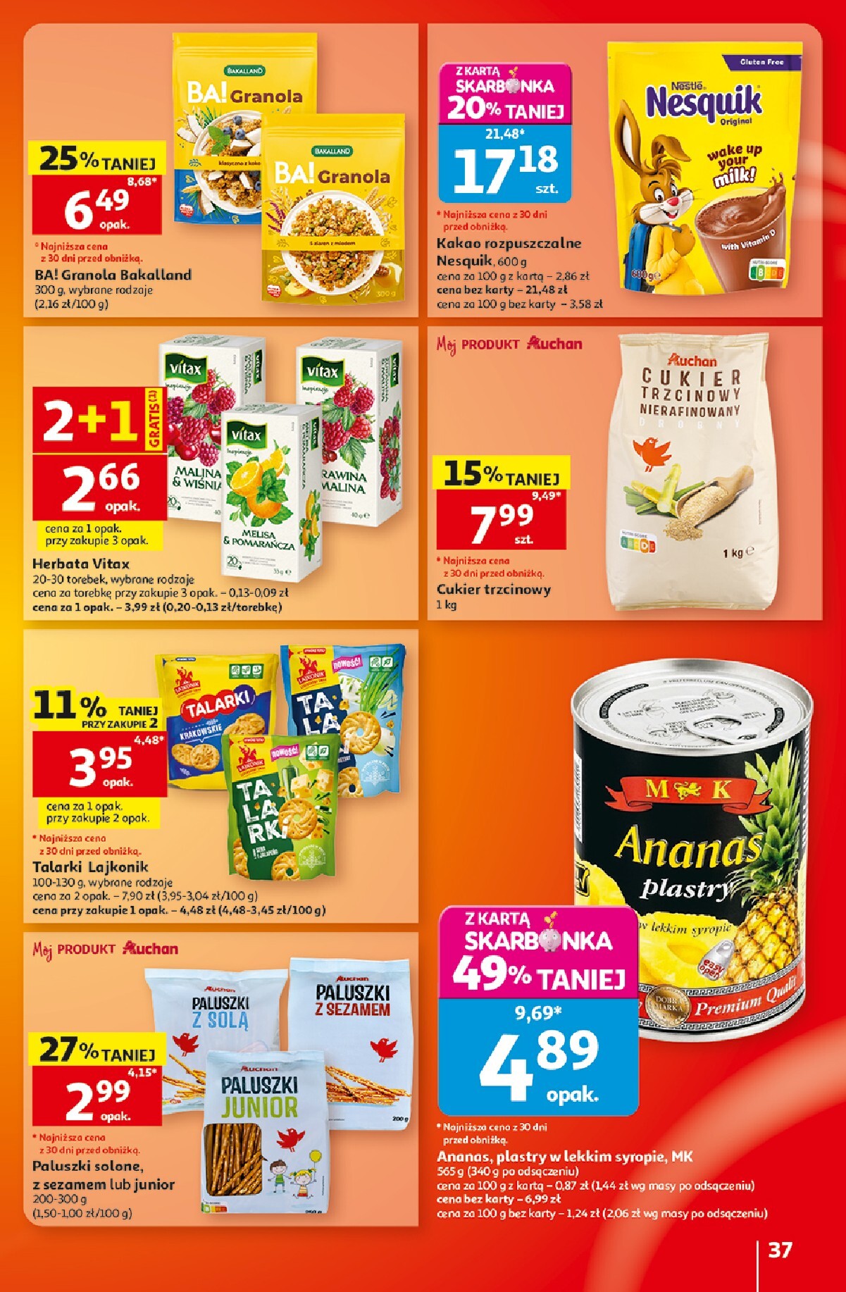 auchan - Nowa gazetka Hipermarket Auchan ważna od 20.08.2026 do 26.08.2026 - page: 37