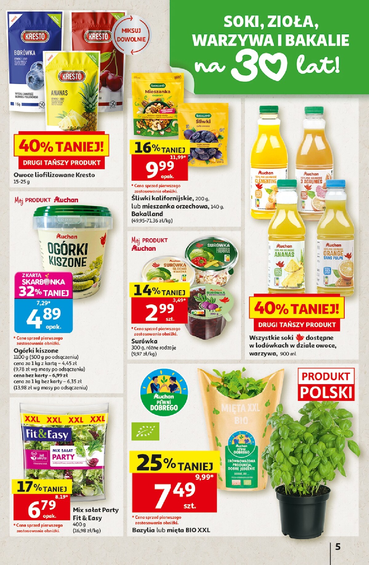 auchan - Nowa gazetka Hipermarket Auchan ważna od 20.08.2026 do 26.08.2026 - page: 5