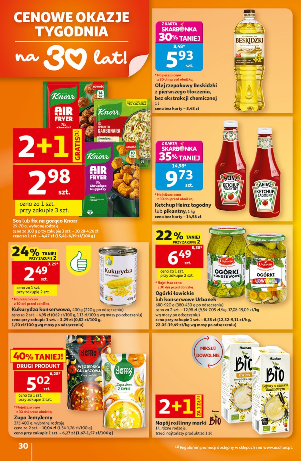 auchan - Nowa gazetka Hipermarket Auchan ważna od 27.08.2026 do 02.09.2026 - page: 30