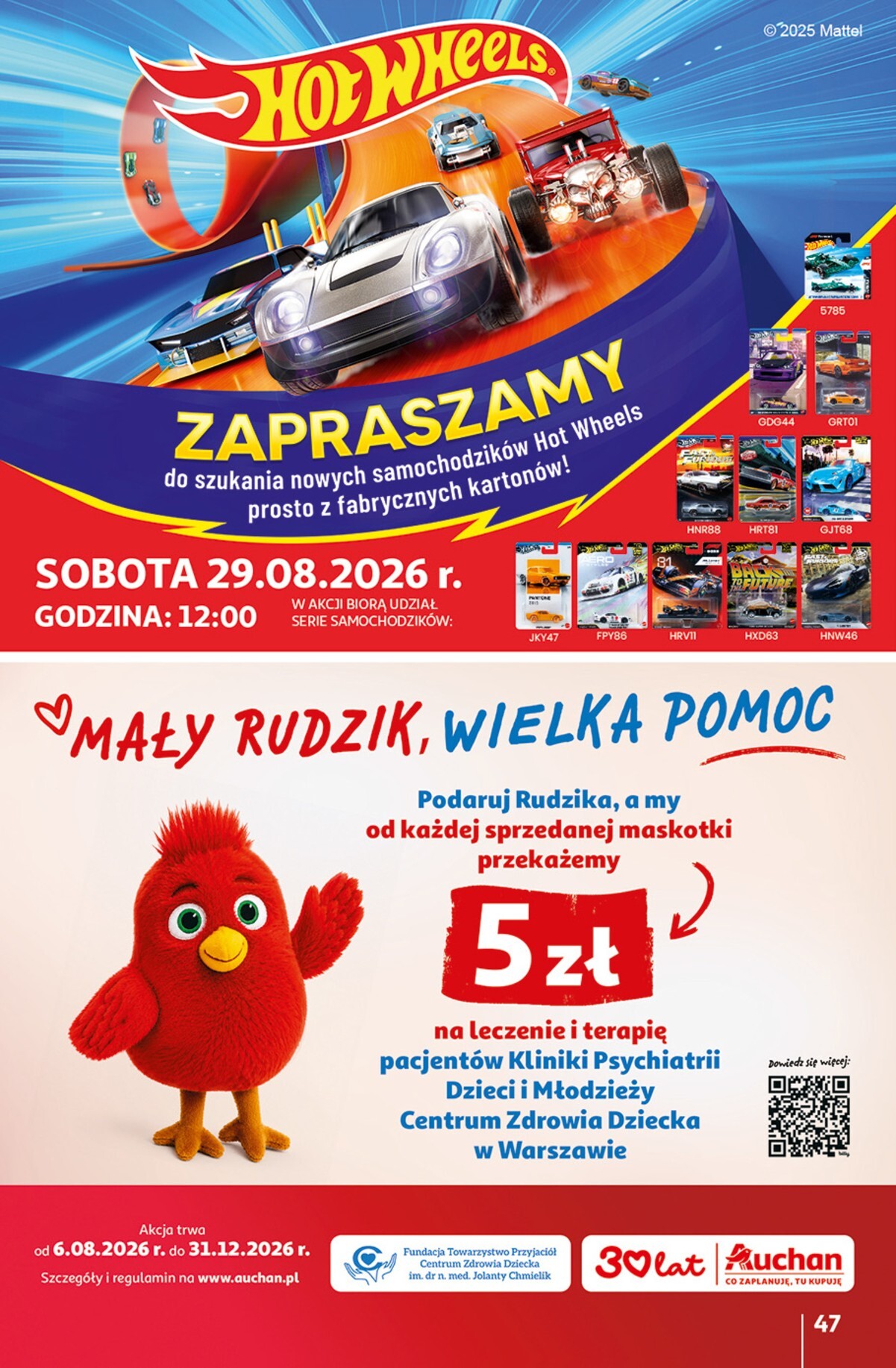 auchan - Nowa gazetka Hipermarket Auchan ważna od 27.08.2026 do 02.09.2026 - page: 47