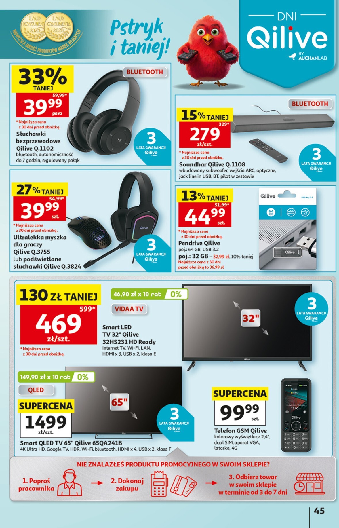 auchan - Nowa gazetka Hipermarket Auchan ważna od 27.08.2026 do 02.09.2026 - page: 45