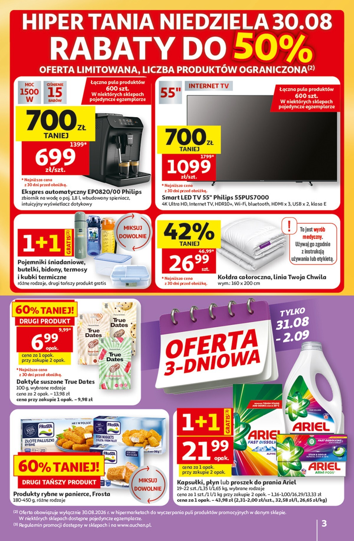 auchan - Nowa gazetka Hipermarket Auchan ważna od 27.08.2026 do 02.09.2026 - page: 3