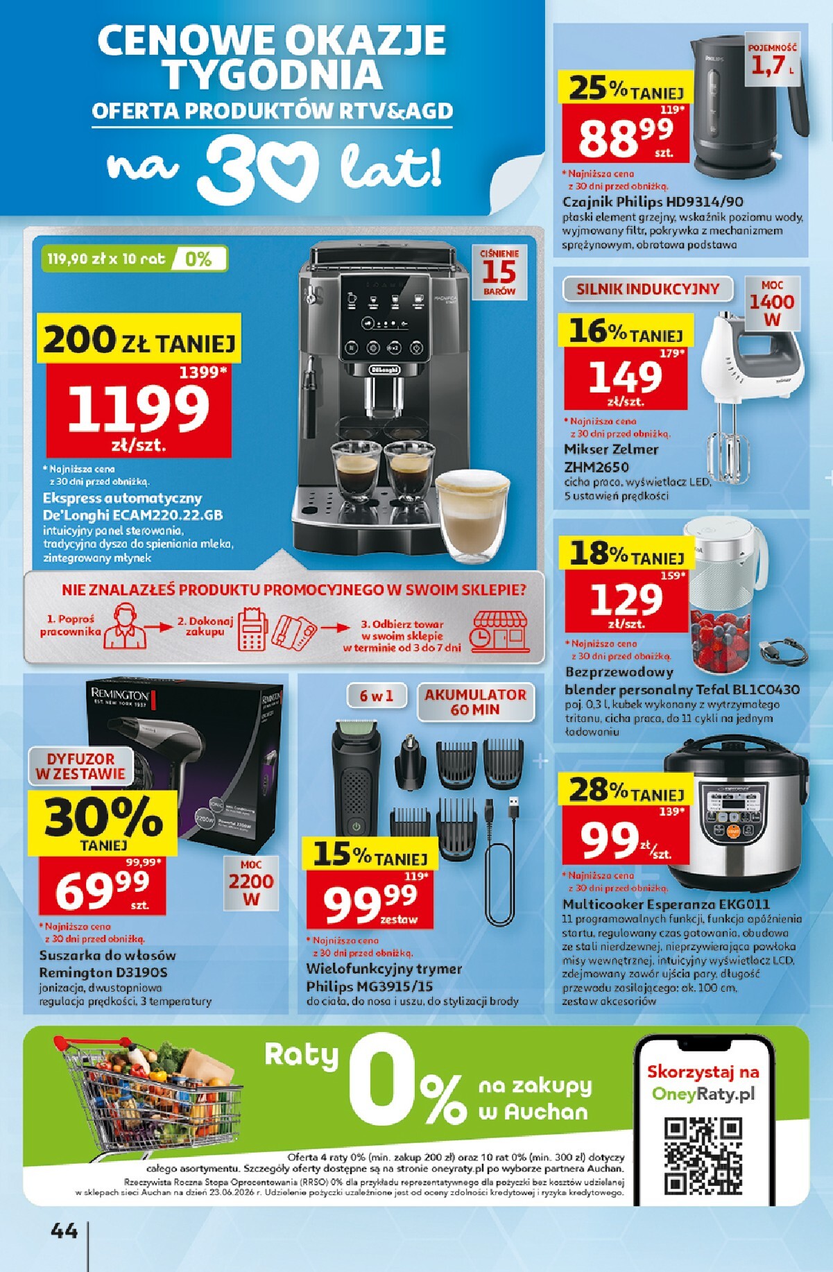 auchan - Nowa gazetka Hipermarket Auchan ważna od 03.09.2026 do 09.09.2026 - page: 44