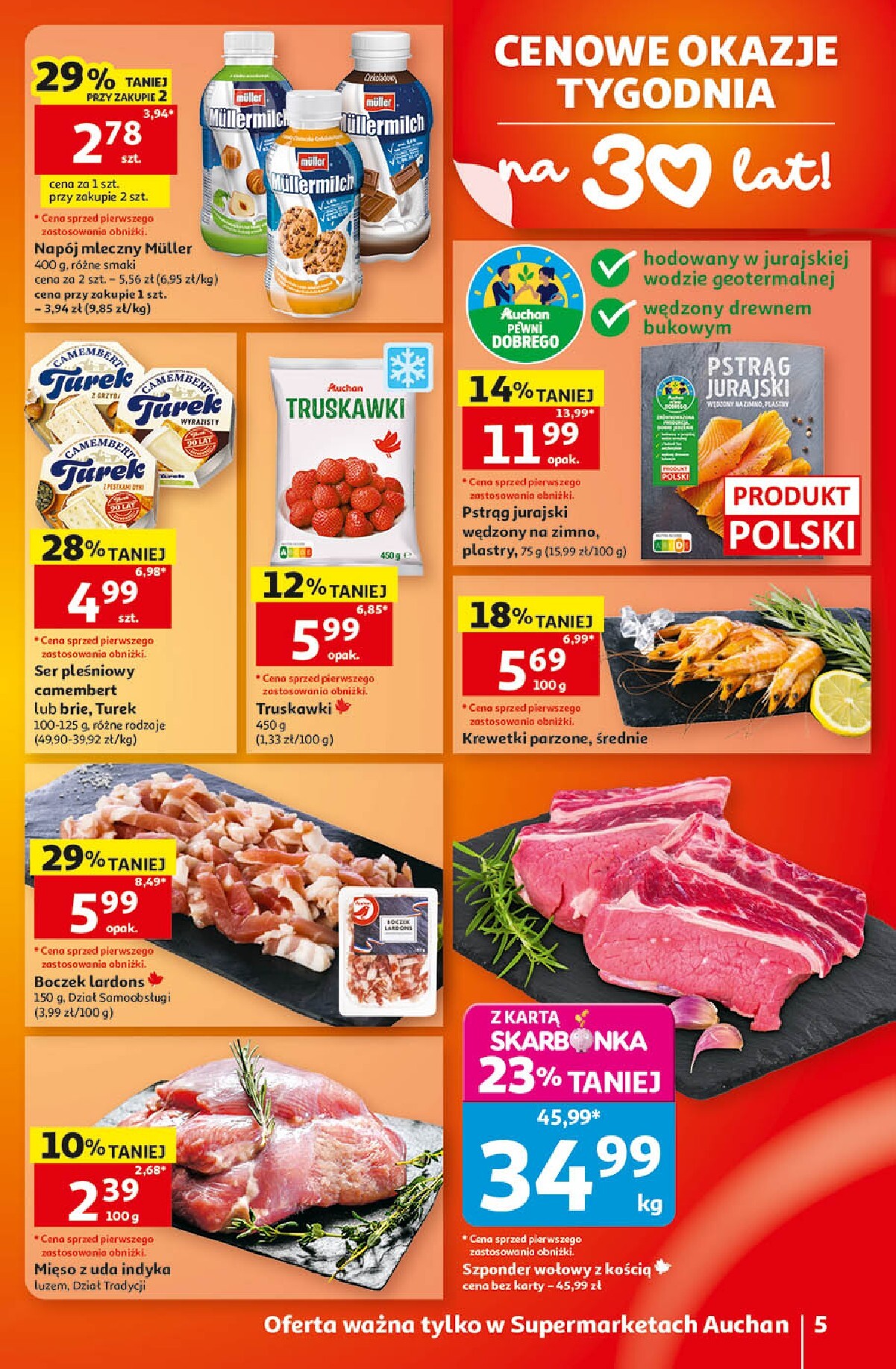 auchan - Nowa gazetka Auchan - Gazetka 30 Lat Supermarket Auchan ważna od 10.09.2026 do 16.09.2026 - page: 5