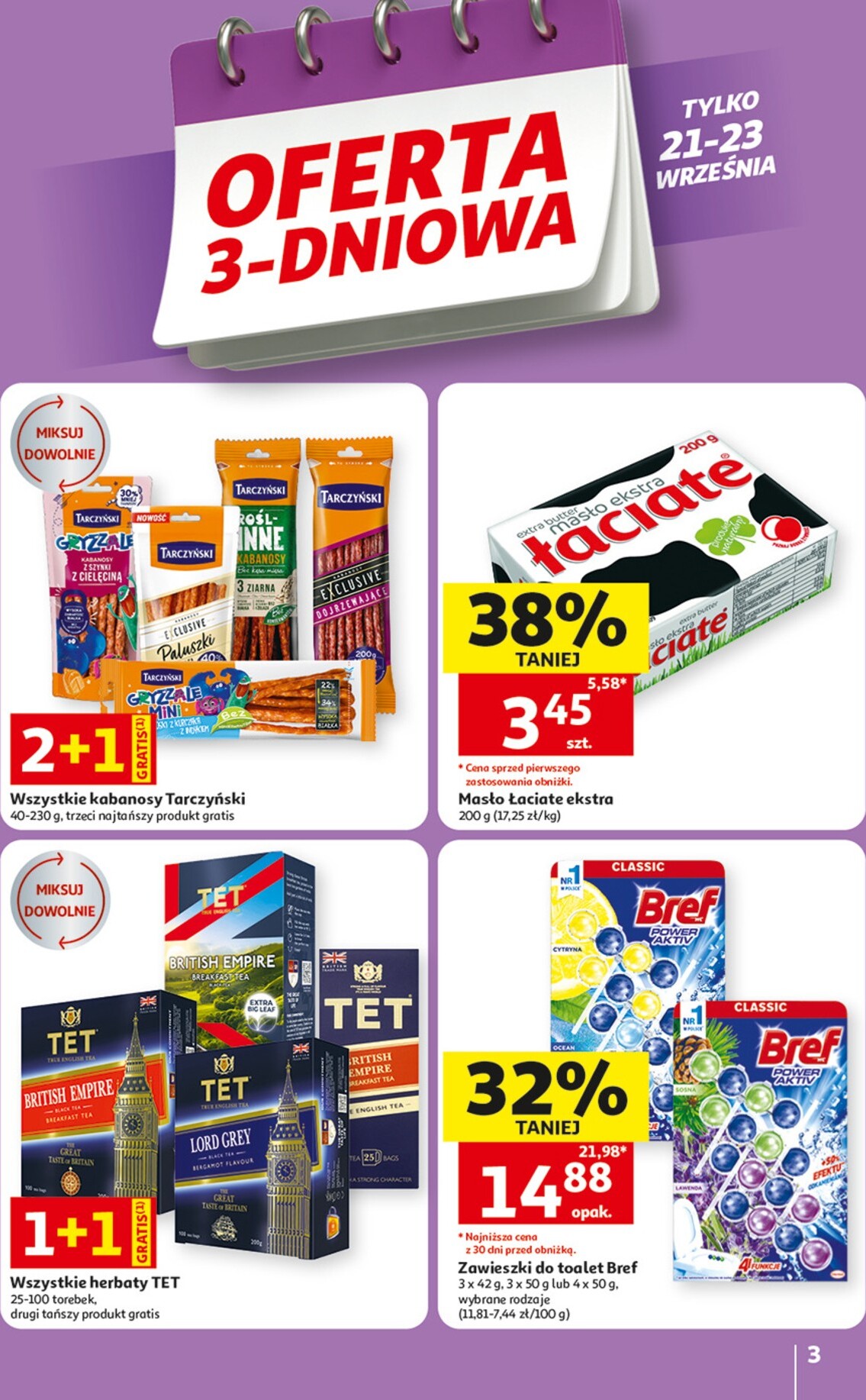 auchan - Nowa gazetka Hipermarket Auchan ważna od 17.09.2026 do 23.09.2026 - page: 3
