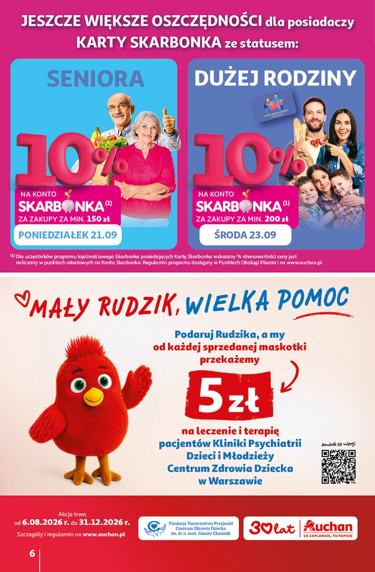 auchan - Nowa gazetka Hipermarket Auchan ważna od 17.09.2026 do 23.09.2026 - page: 6