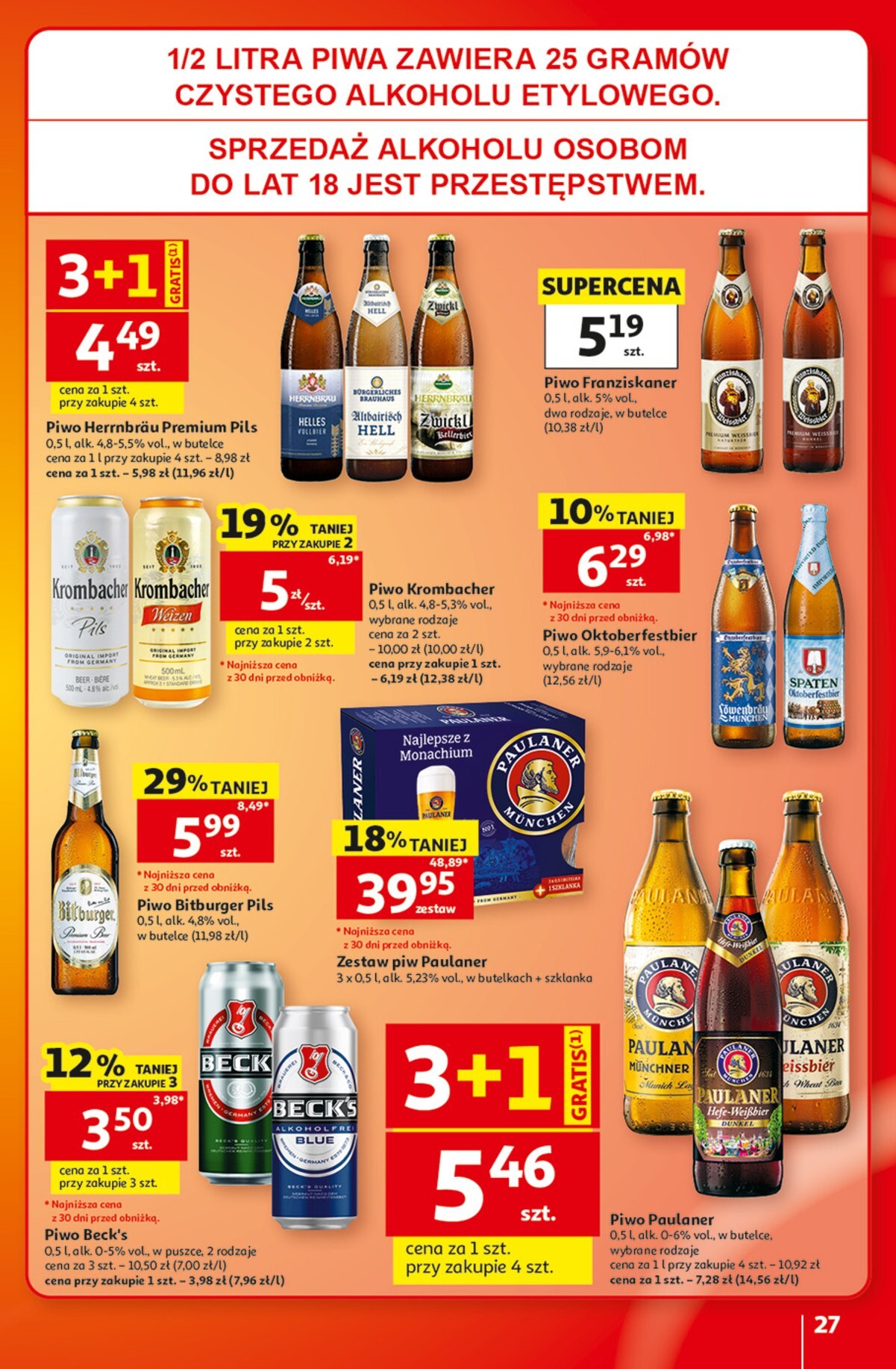 auchan - Nowa gazetka Hipermarket Auchan ważna od 17.09.2026 do 23.09.2026 - page: 27