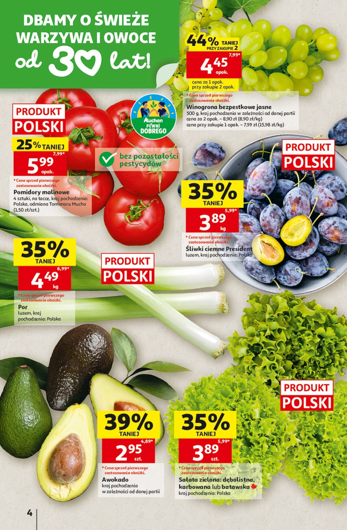auchan - Nowa gazetka Hipermarket Auchan ważna od 17.09.2026 do 23.09.2026 - page: 4