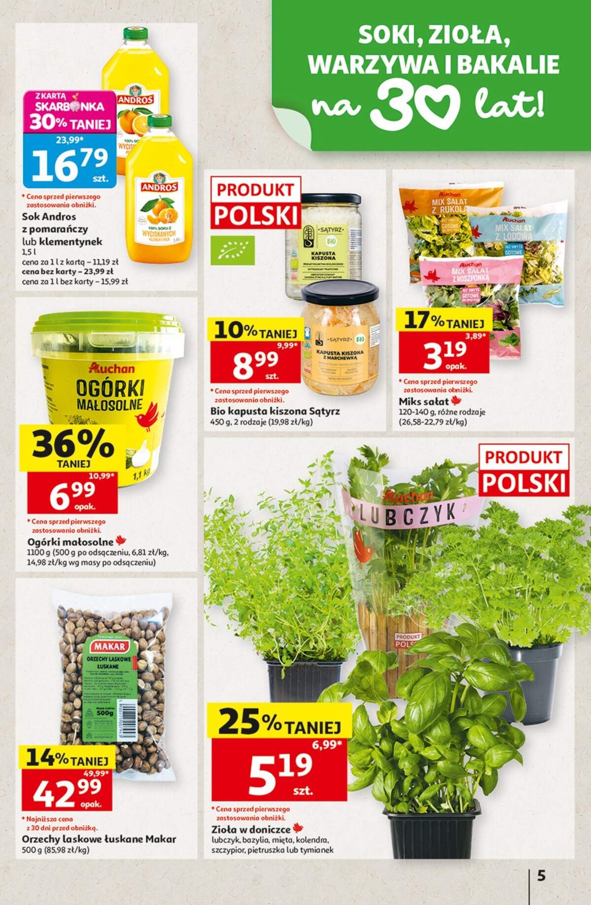 auchan - Nowa gazetka Hipermarket Auchan ważna od 17.09.2026 do 23.09.2026 - page: 5