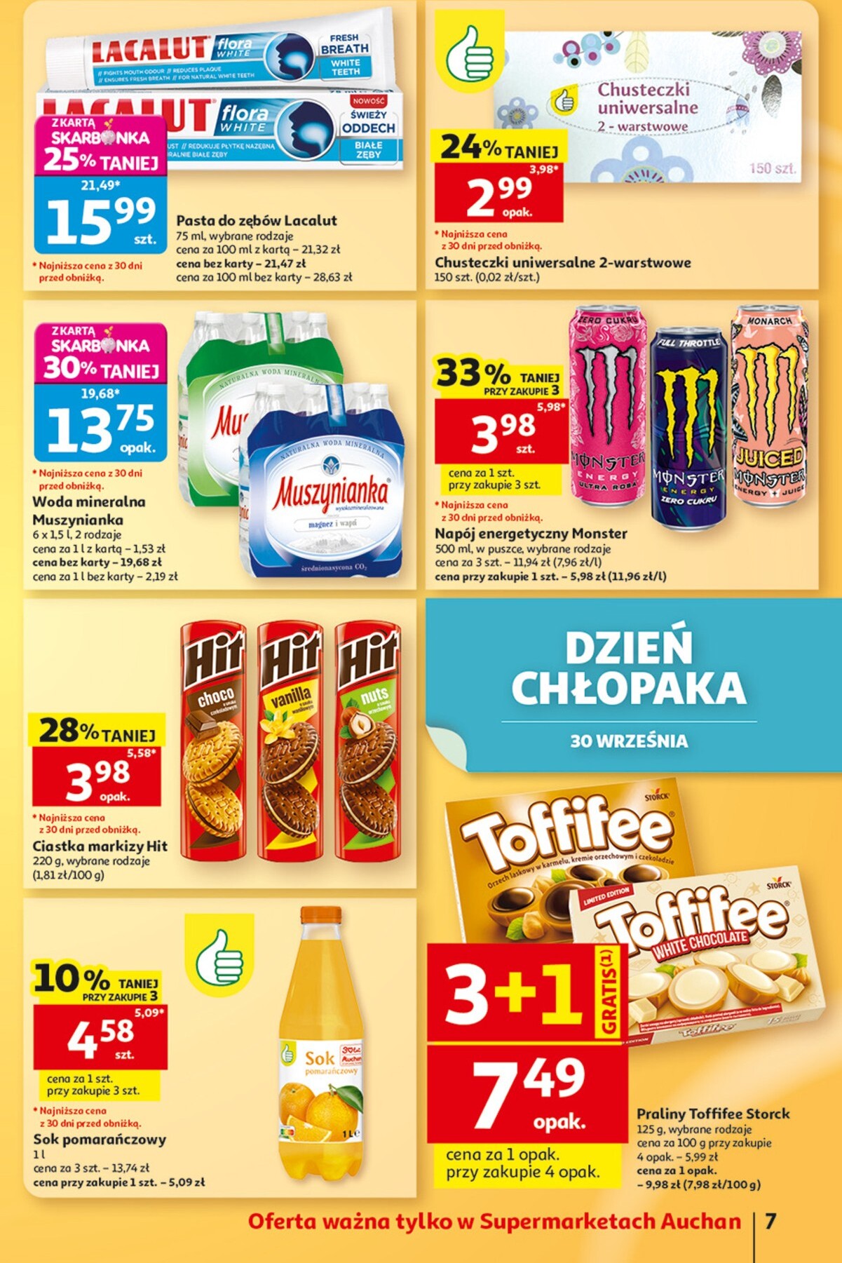 auchan - Nowa gazetka Auchan - Gazetka 30 Lat Supermarket Auchan ważna od 24.09.2026 do 30.09.2026 - page: 7