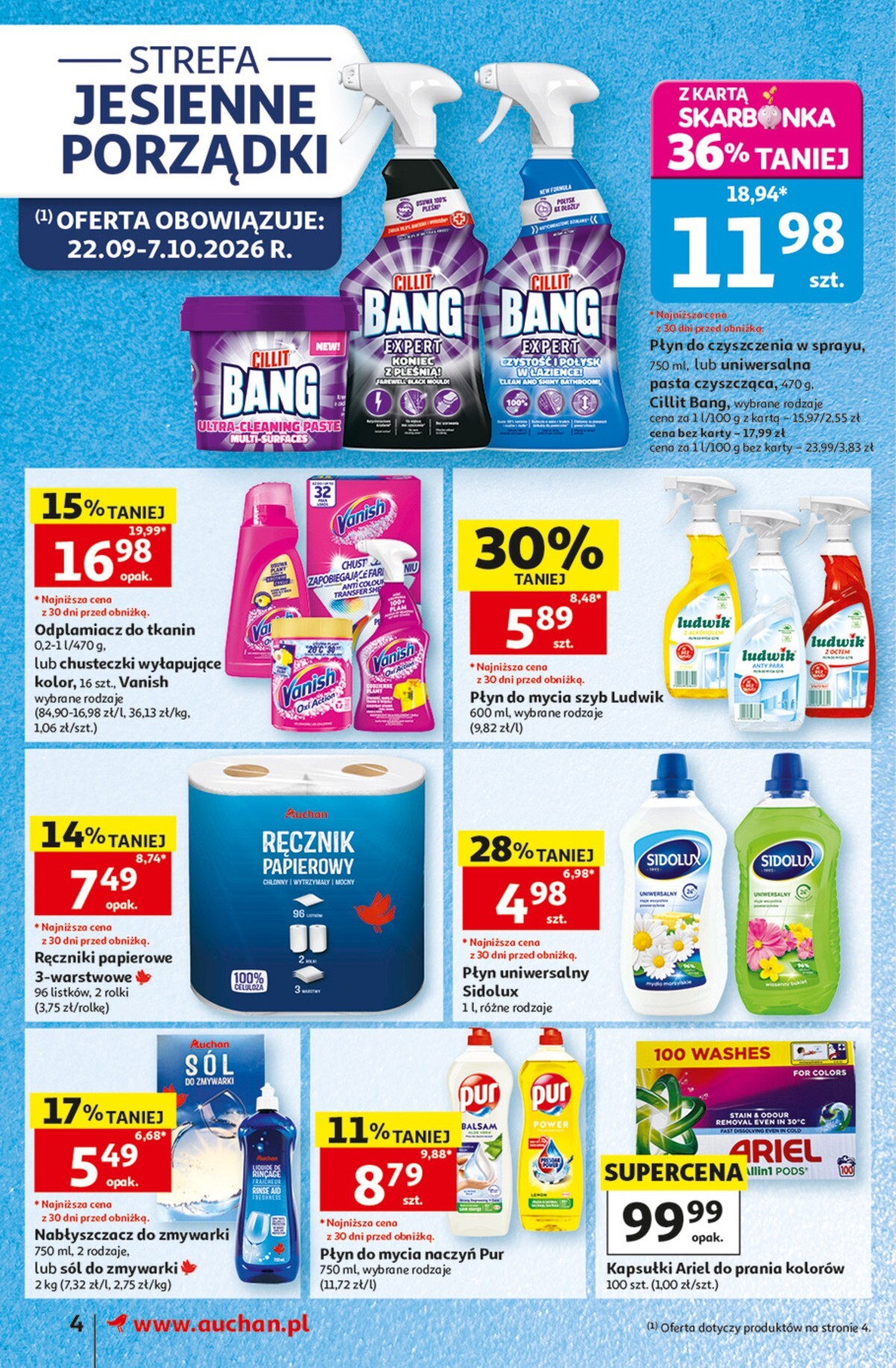 auchan - Nowa gazetka Auchan - Gazetka 30 Lat Supermarket Auchan ważna od 24.09.2026 do 30.09.2026 - page: 4