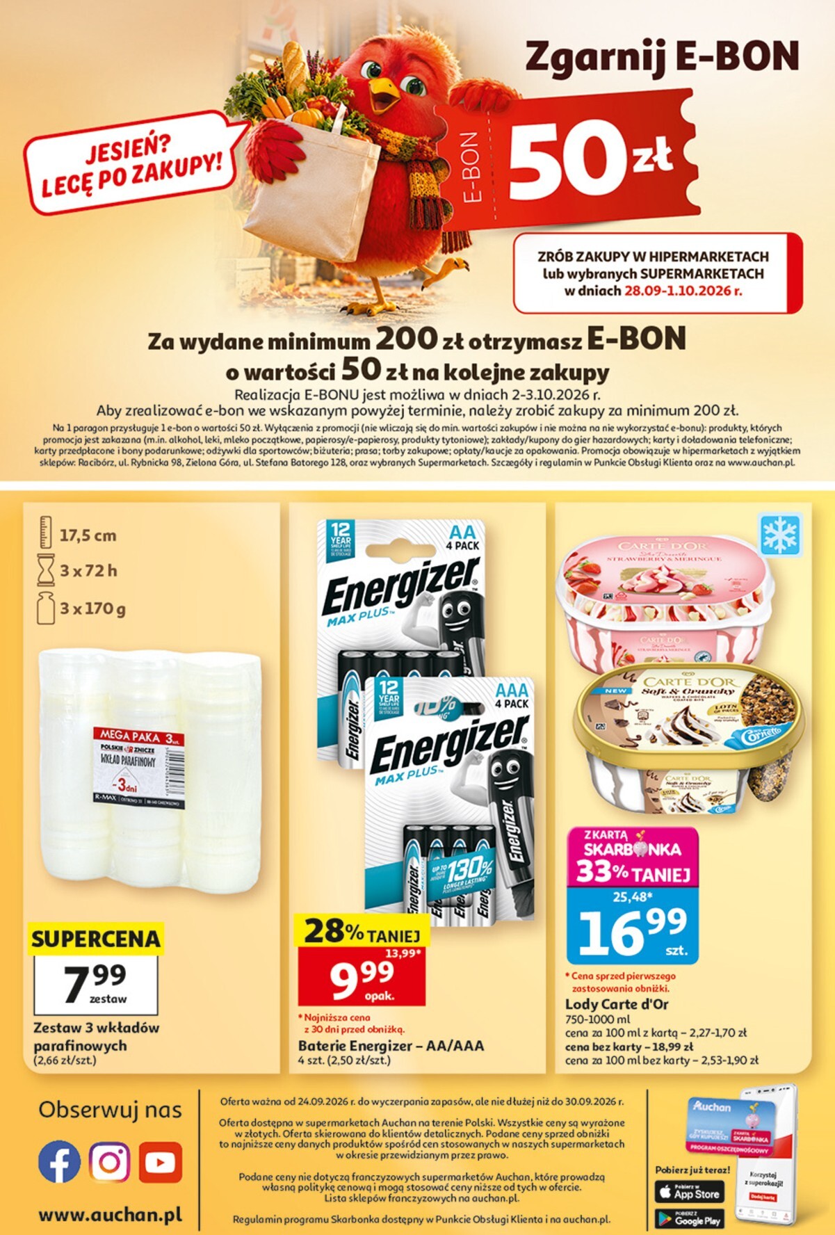 auchan - Nowa gazetka Auchan - Gazetka 30 Lat Supermarket Auchan ważna od 24.09.2026 do 30.09.2026 - page: 8