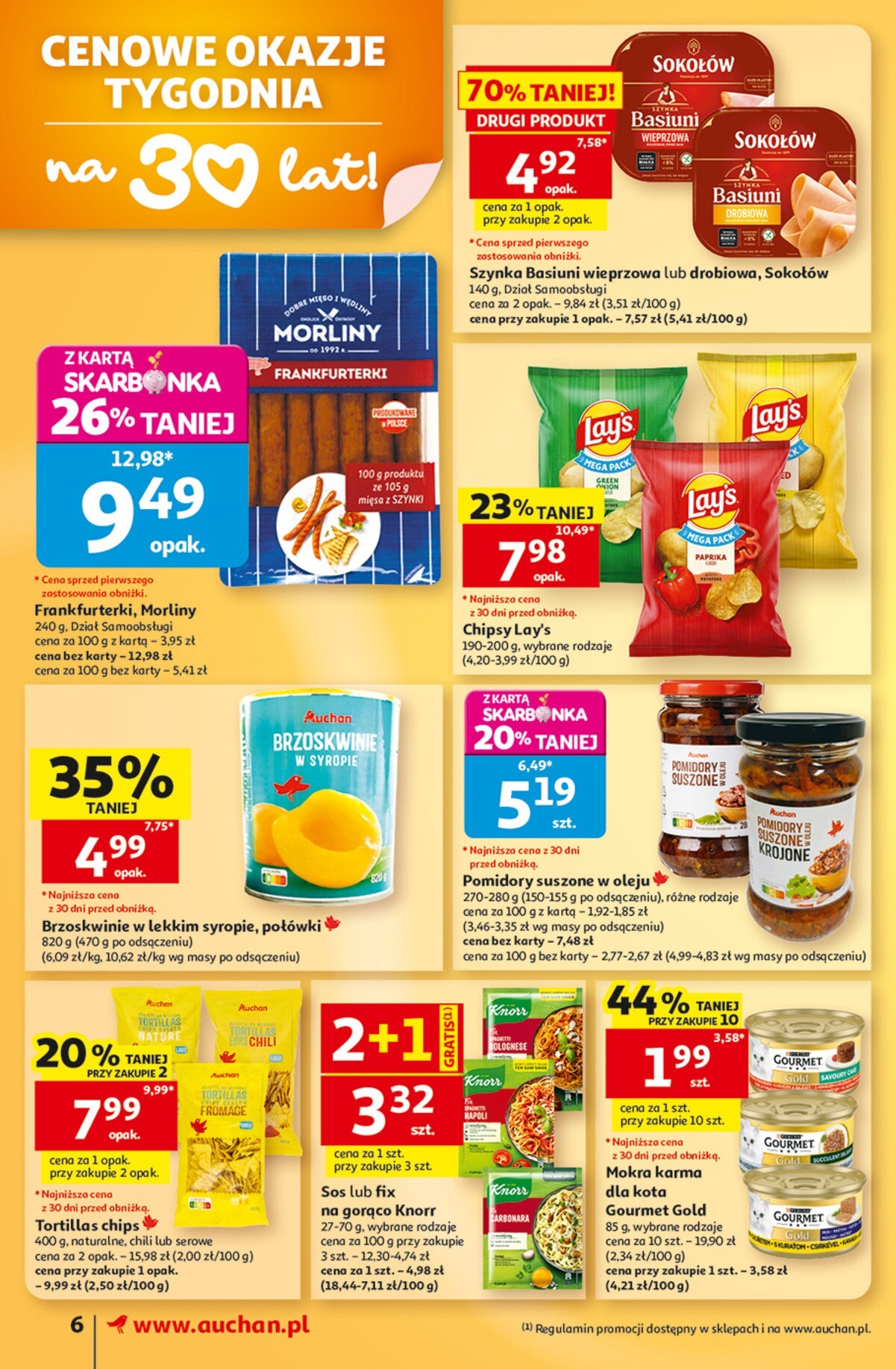 auchan - Nowa gazetka Auchan - Gazetka 30 Lat Supermarket Auchan ważna od 24.09.2026 do 30.09.2026 - page: 6