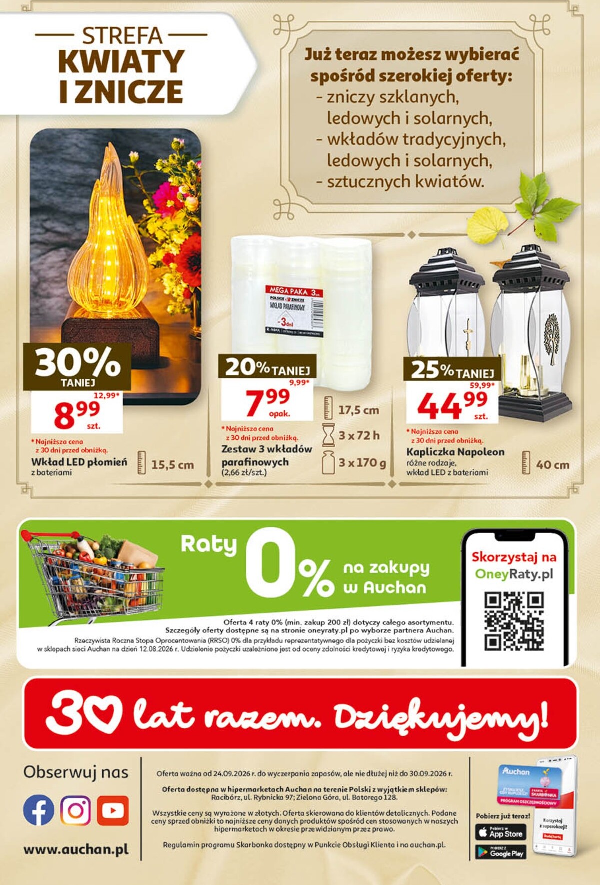 auchan - Nowa gazetka Hipermarket Auchan ważna od 24.09.2026 do 30.09.2026 - page: 40