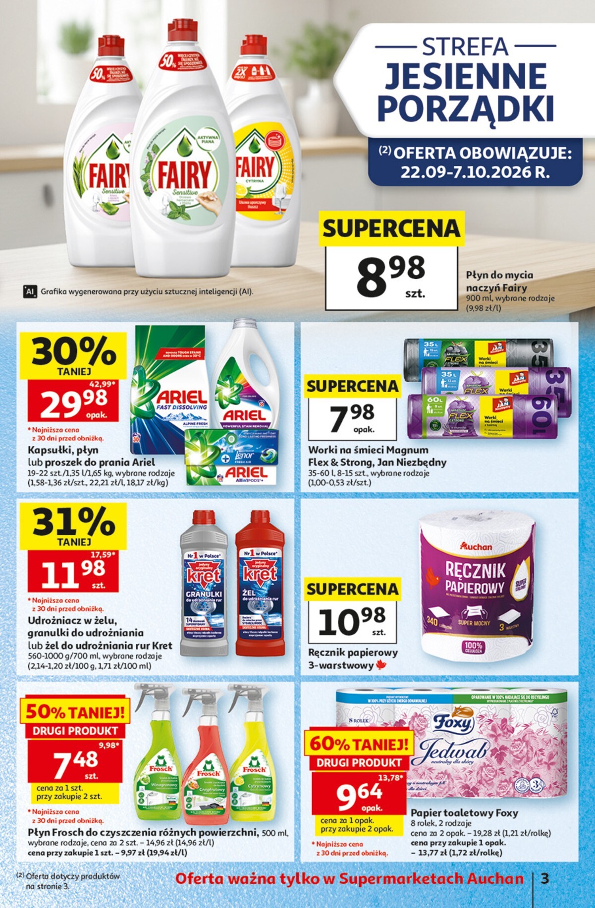 auchan - Nowa gazetka Auchan - Gazetka 30 Lat Supermarket Auchan ważna od 01.10.2026 do 07.10.2026 - page: 3