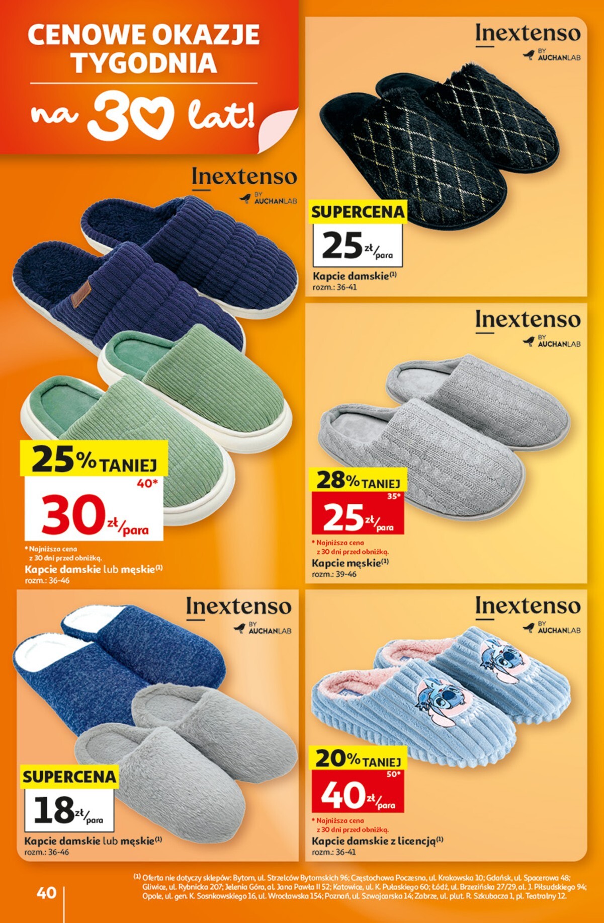 auchan - Nowa gazetka Hipermarket Auchan ważna od 08.10.2026 do 14.10.2026 - page: 40