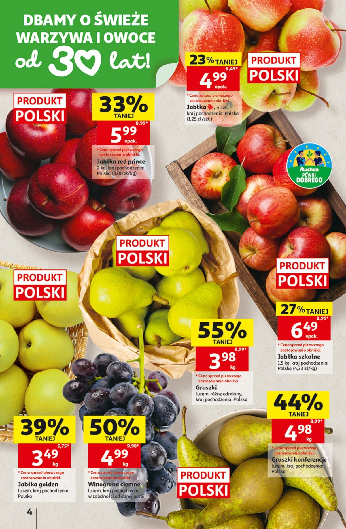 auchan - Nowa gazetka Hipermarket Auchan ważna od 08.10.2026 do 14.10.2026 - page: 4
