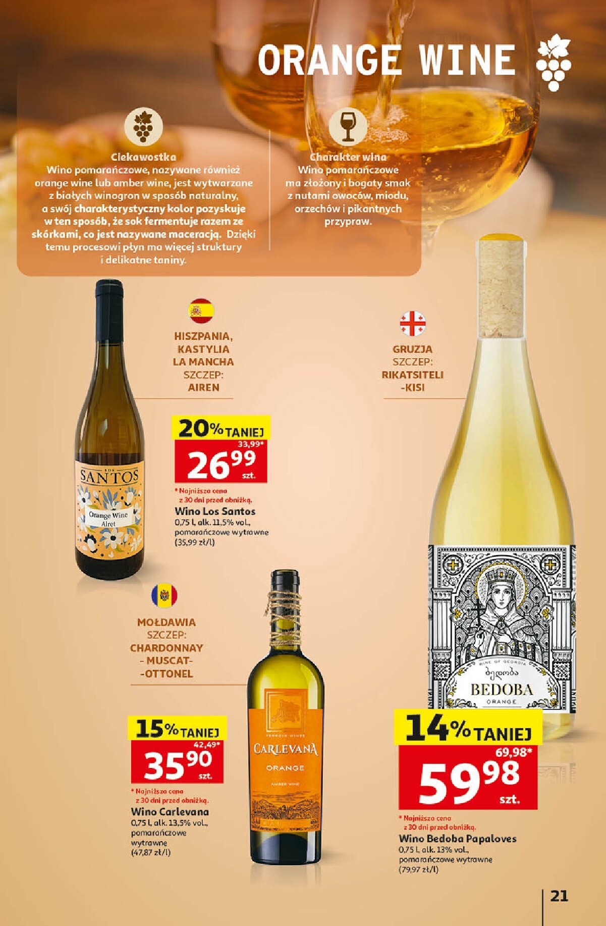 auchan - Aktualna gazetka Hipermarket Auchan - Wino ważna od 05.10.2026 do 31.10.2026 - page: 21